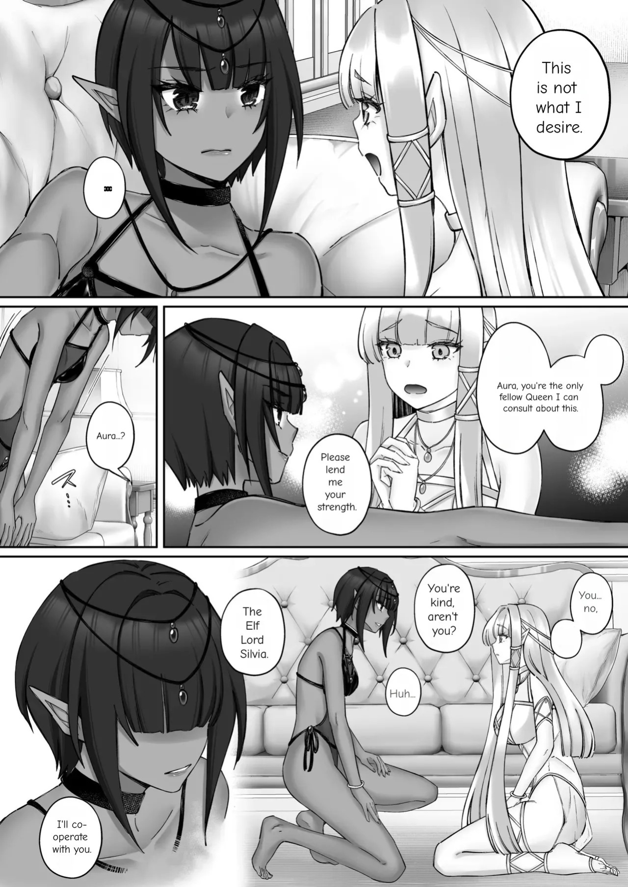 [Seika Kairaku Shoten (Chocomint)] The Fall of the Elves: Imprinting Lewd Marks on Elves and Turning Them into Lesbians [Digital Download Version]
