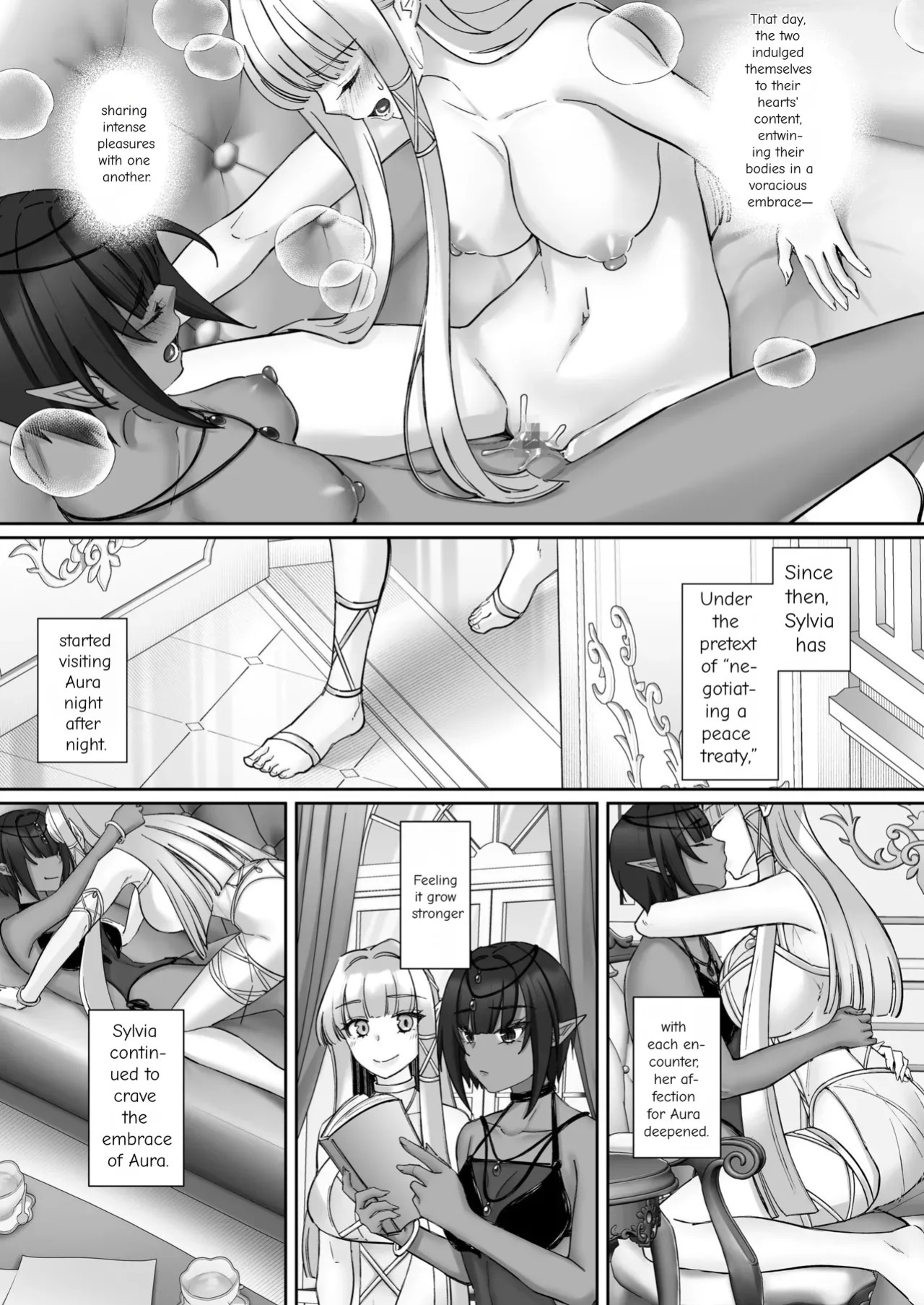 [Seika Kairaku Shoten (Chocomint)] The Fall of the Elves: Imprinting Lewd Marks on Elves and Turning Them into Lesbians [Digital Download Version]