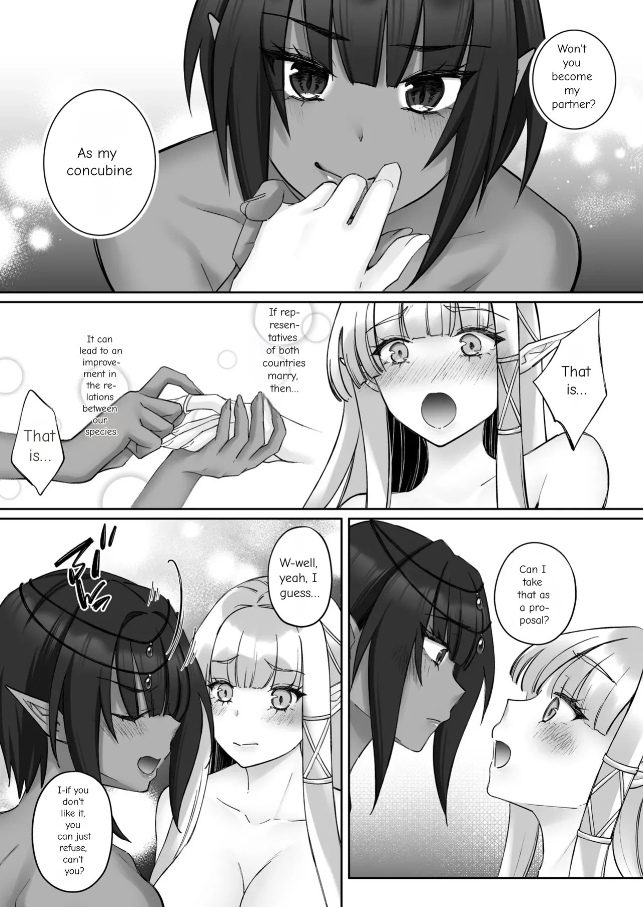 [Seika Kairaku Shoten (Chocomint)] The Fall of the Elves: Imprinting Lewd Marks on Elves and Turning Them into Lesbians [Digital Download Version]