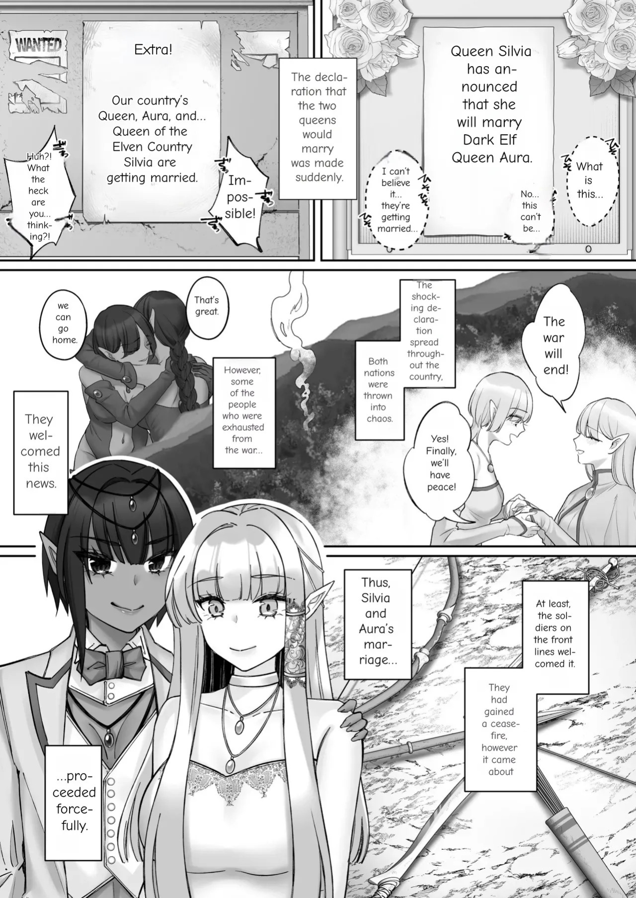 [Seika Kairaku Shoten (Chocomint)] The Fall of the Elves: Imprinting Lewd Marks on Elves and Turning Them into Lesbians [Digital Download Version]