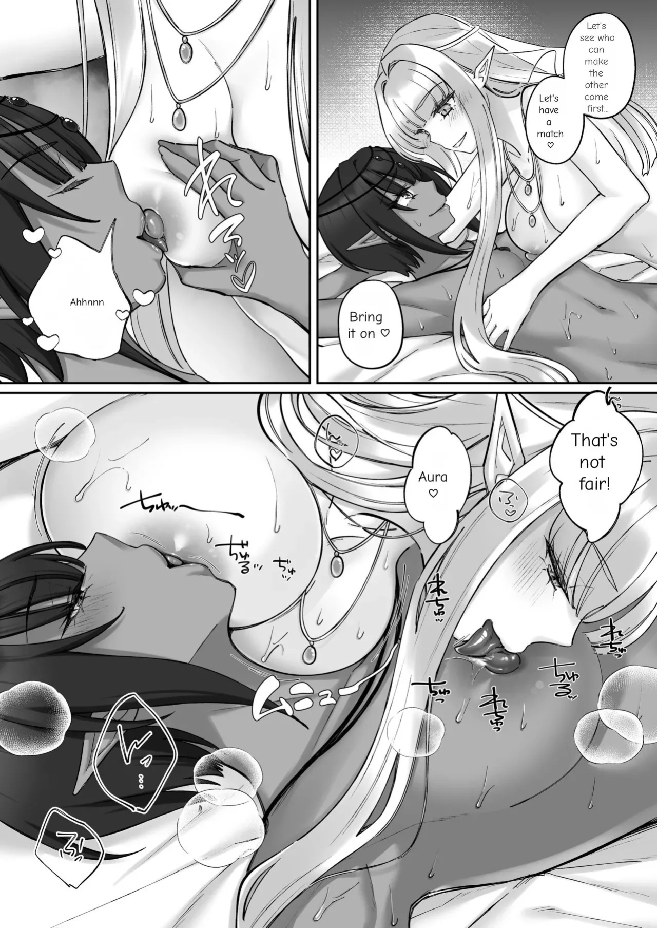 [Seika Kairaku Shoten (Chocomint)] The Fall of the Elves: Imprinting Lewd Marks on Elves and Turning Them into Lesbians [Digital Download Version]