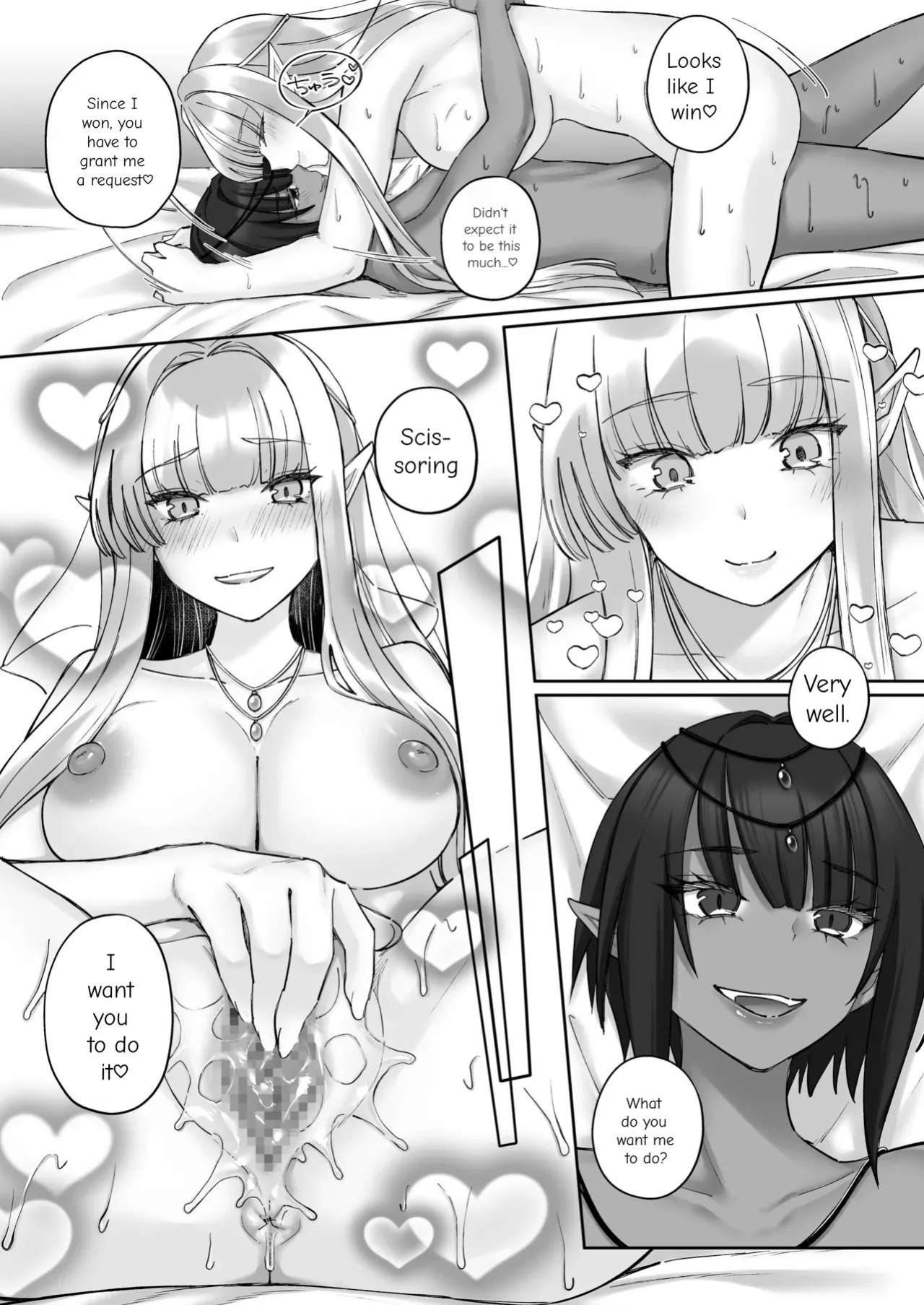 [Seika Kairaku Shoten (Chocomint)] The Fall of the Elves: Imprinting Lewd Marks on Elves and Turning Them into Lesbians [Digital Download Version]