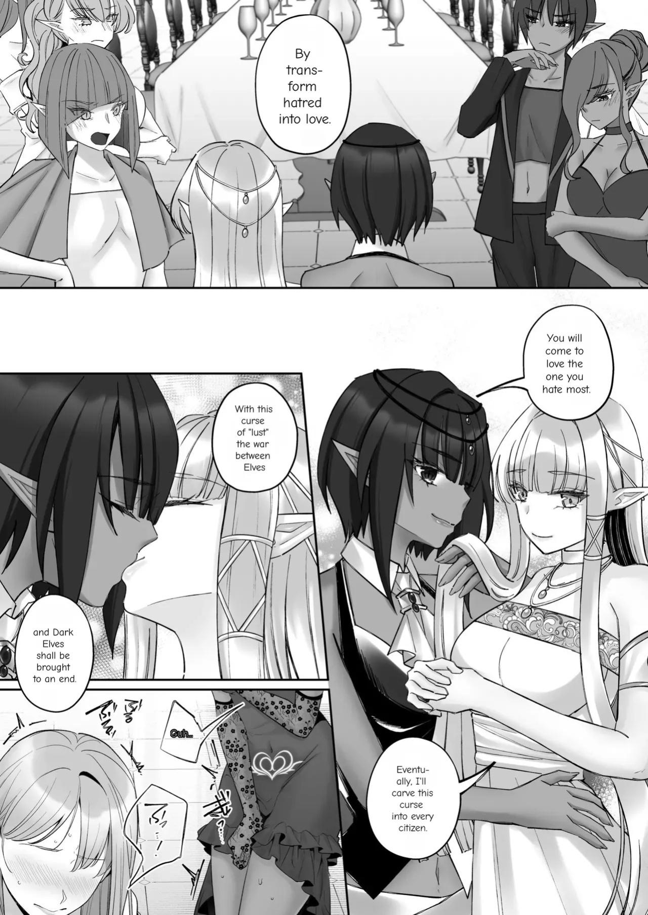 [Seika Kairaku Shoten (Chocomint)] The Fall of the Elves: Imprinting Lewd Marks on Elves and Turning Them into Lesbians [Digital Download Version]