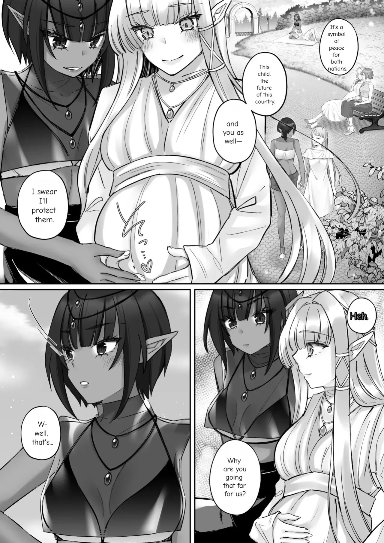 [Seika Kairaku Shoten (Chocomint)] The Fall of the Elves: Imprinting Lewd Marks on Elves and Turning Them into Lesbians [Digital Download Version]