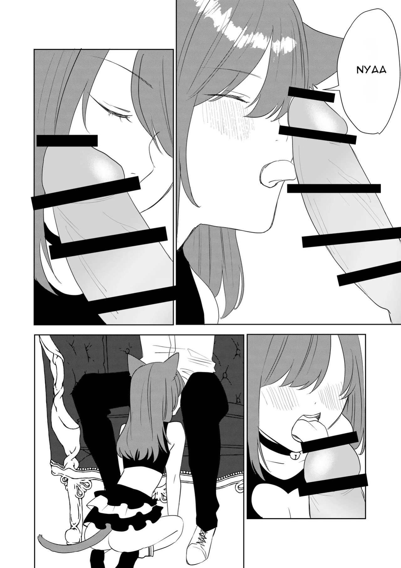 [Amulai Okashi Seisakusho (Hoshino Iro)] Boku ga TS Saserarete, Shiawasena Mesu Neko Toshite Kawareru Hanashi | The Story of How I Was Turned into a TS Woman and Kept as a Happy Female Cat