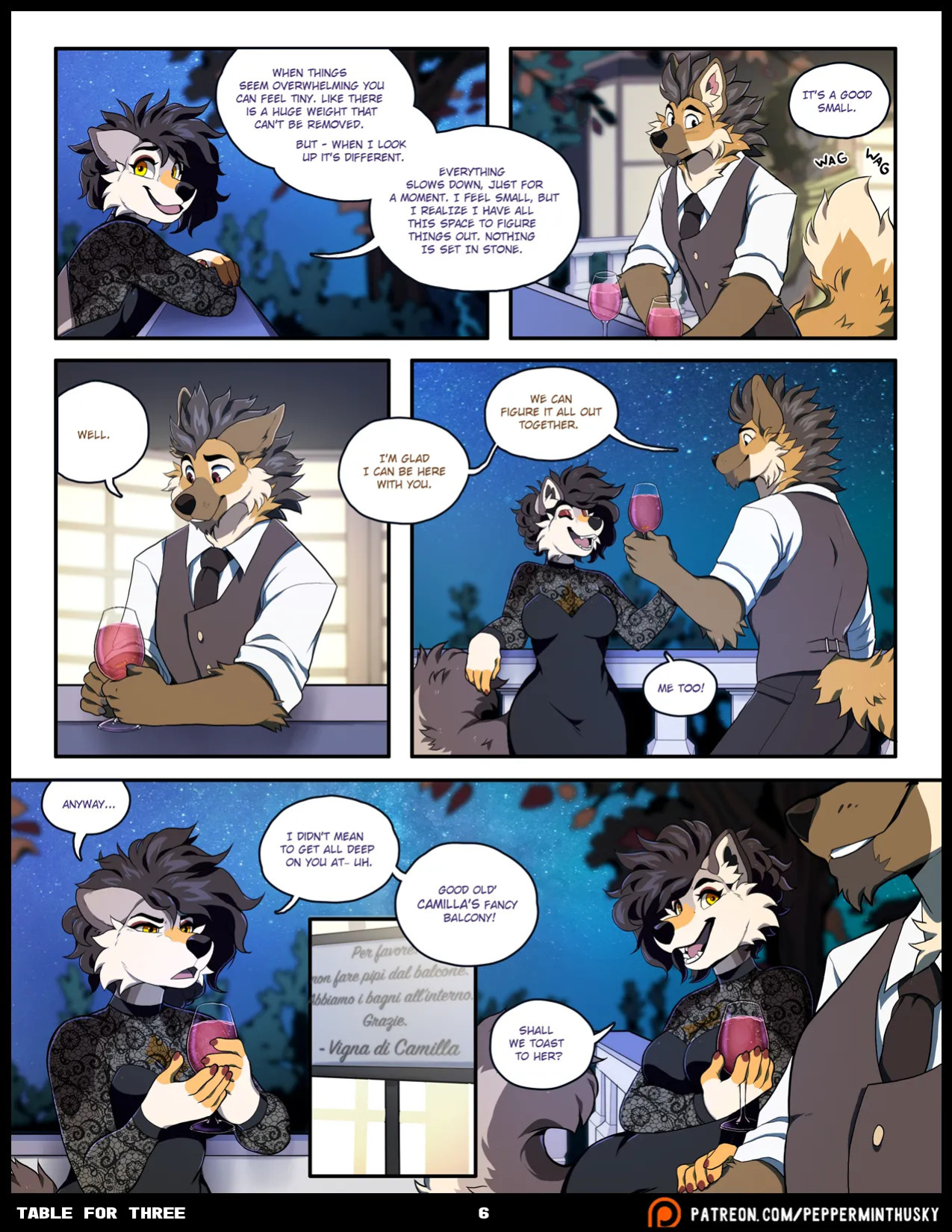[PeppermintHusky (Roanoak/Ace)] Table for Three: Remix (Incomplete)