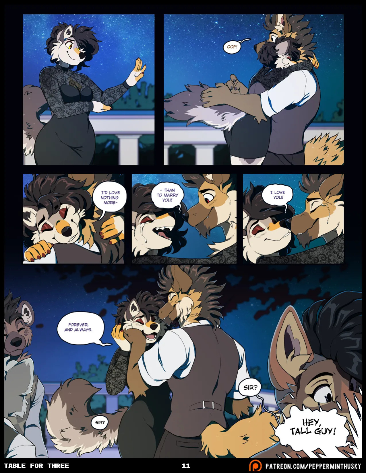 [PeppermintHusky (Roanoak/Ace)] Table for Three: Remix (Incomplete)