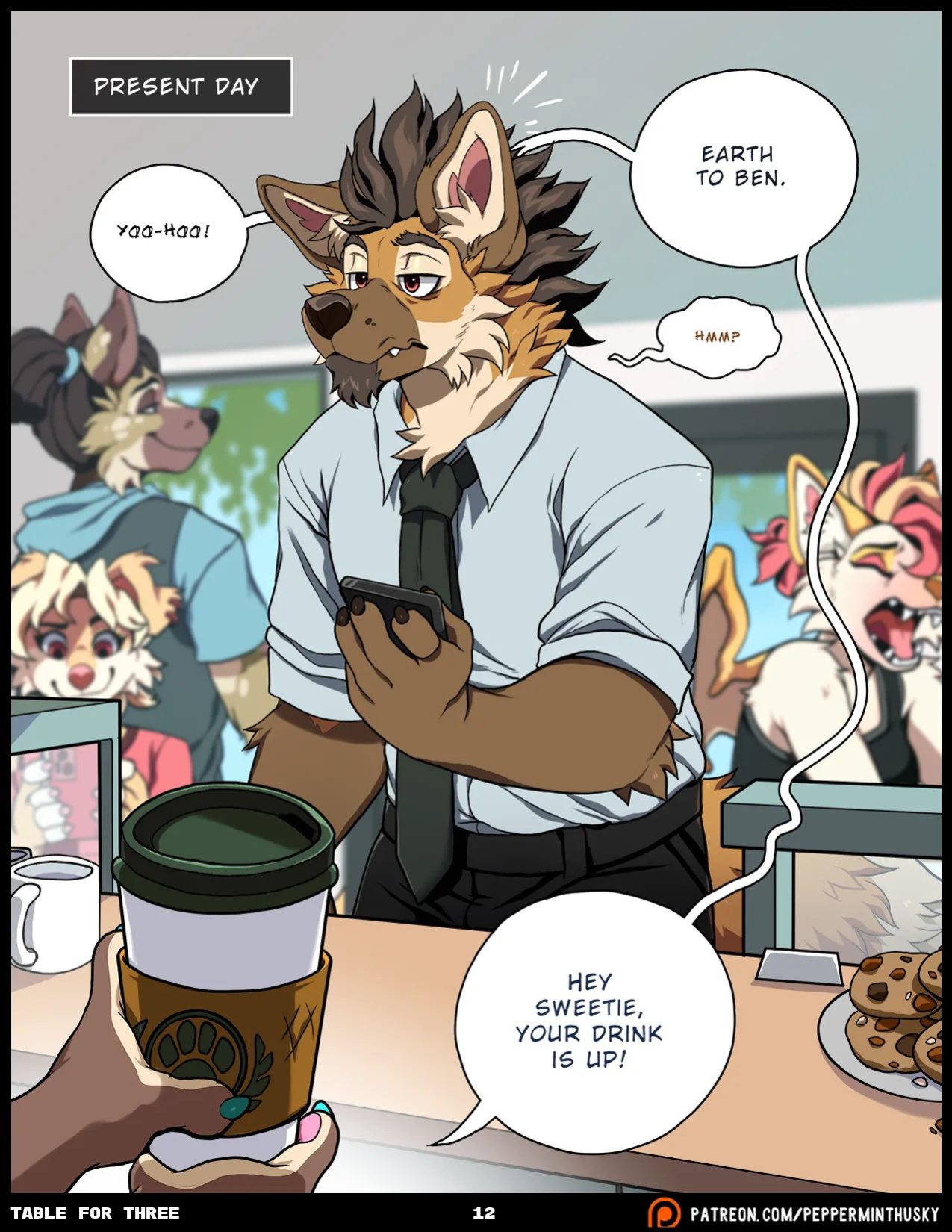 [PeppermintHusky (Roanoak/Ace)] Table for Three: Remix (Incomplete)