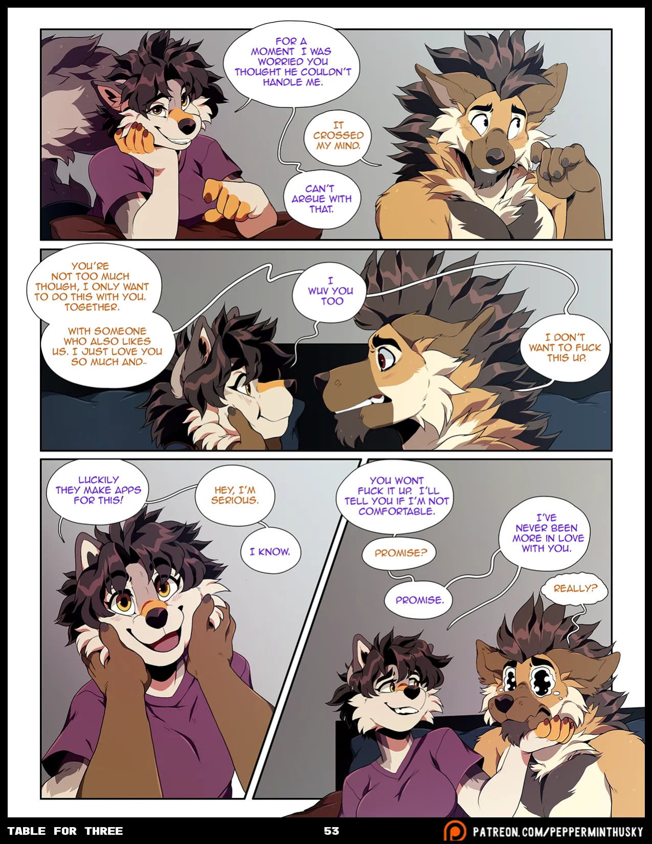 [PeppermintHusky (Roanoak/Ace)] Table for Three: Remix (Incomplete)
