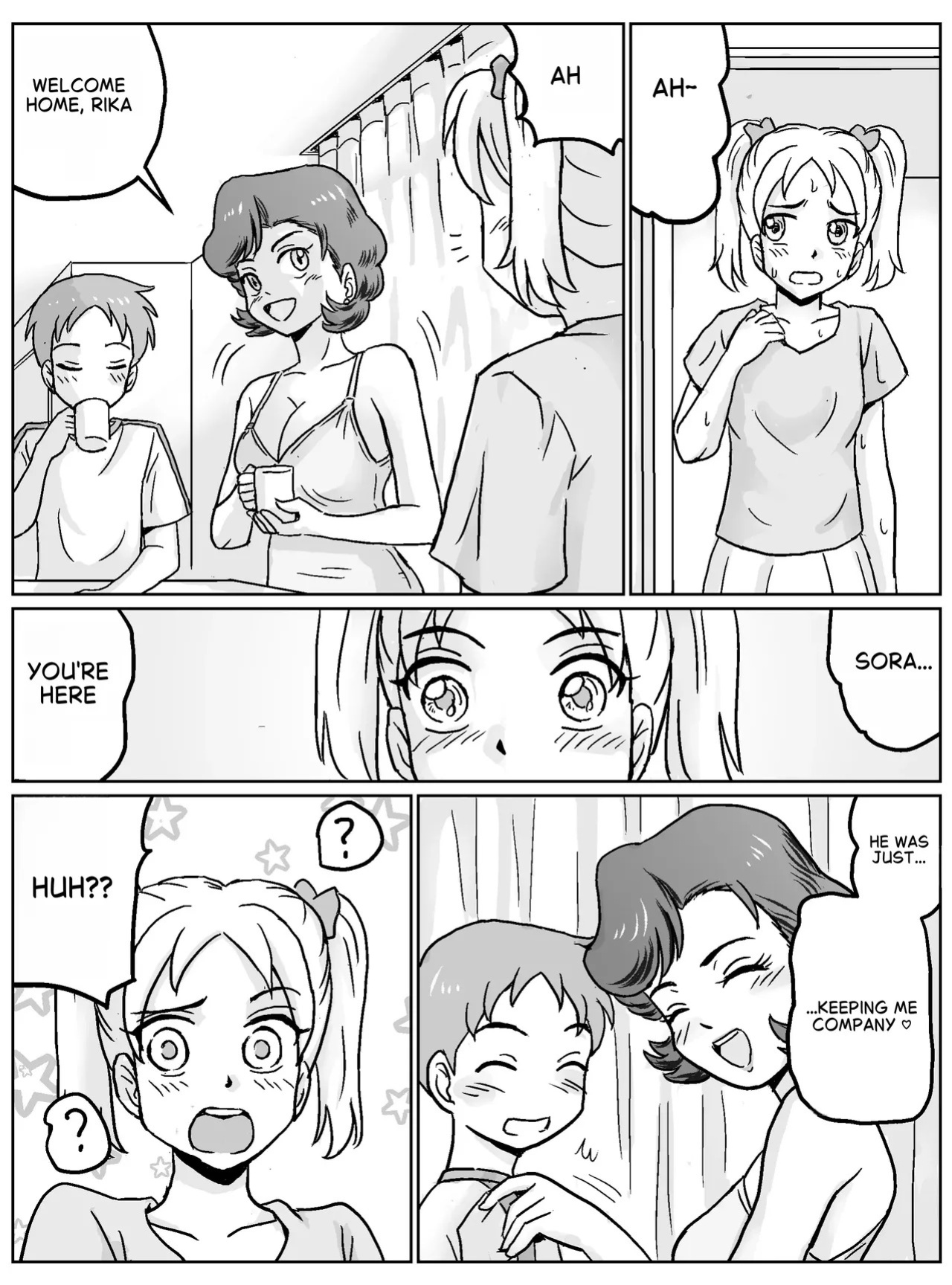 My first time was with my female friend's mom (Housewife, 37 years old)!