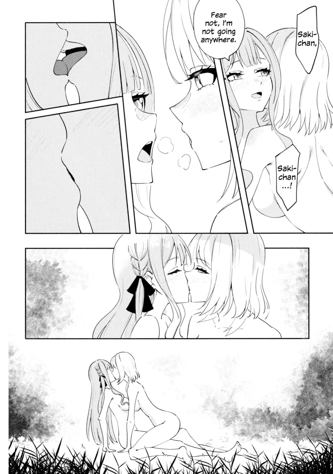 (C106) [Shunjuu Chashitsu (Mr. FBA)] Asahi ni Tokeru Midori Iro no Yume | Living in a Daydream (BanG Dream! Ave Mujica) [English]