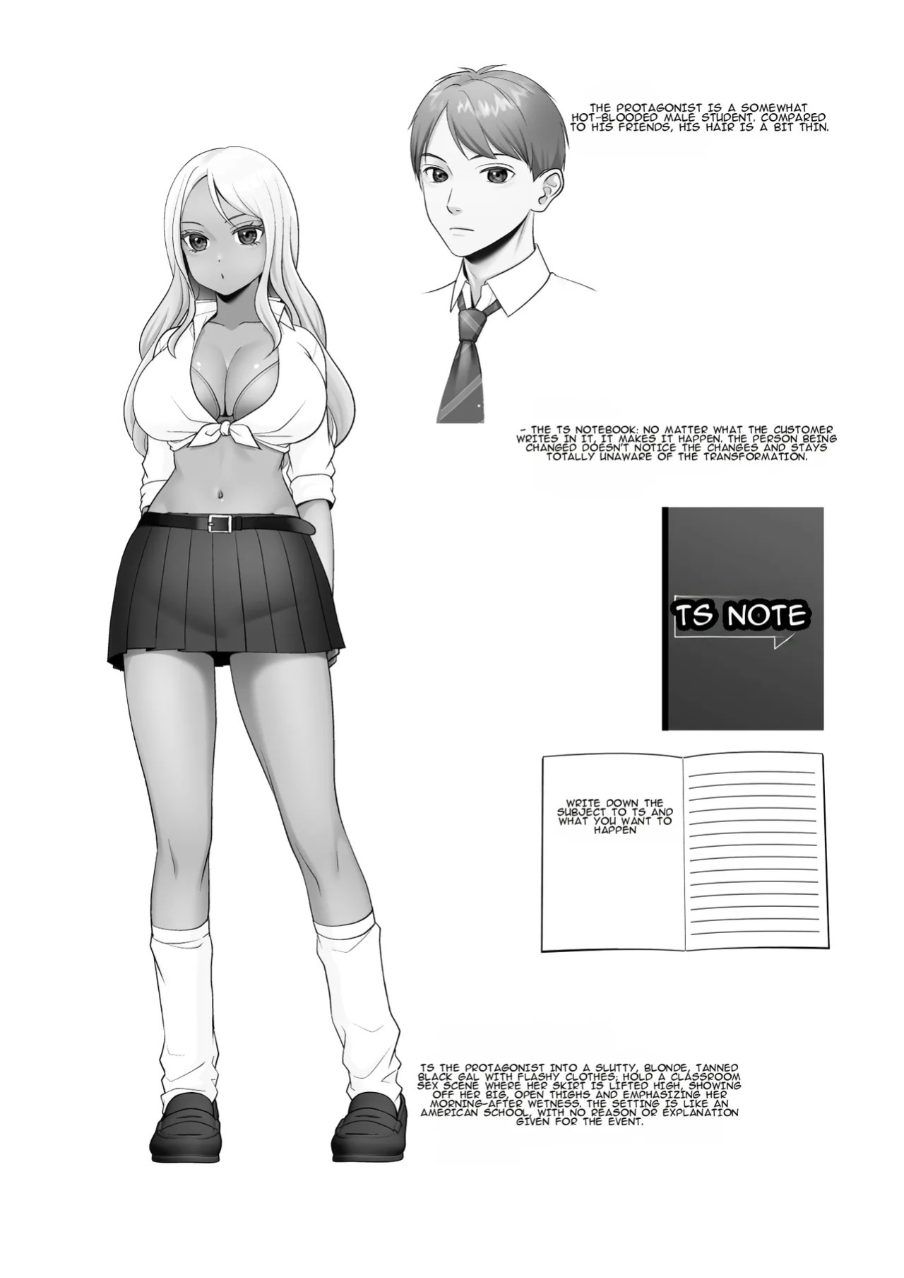 [Amulai Okashi Seisakusho (Joushi)] TS Kaihen Note de Yaritai Houdai!? | Do Whatever You Want with the TS Transformation Notebook!?