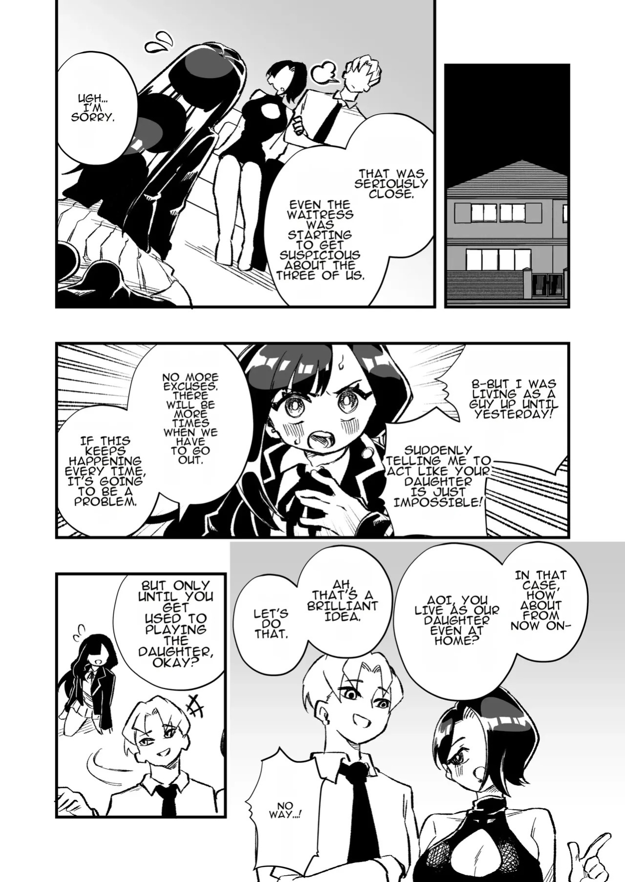 [Niello Kouzan (Niello KYO)] Nyotaika → Otto Shikkaku Uwaki Aite to no Dorei Musume e | Gender Swap → Disqualified as a Husband: Turned into a Slave Girl for His Wife's Lover