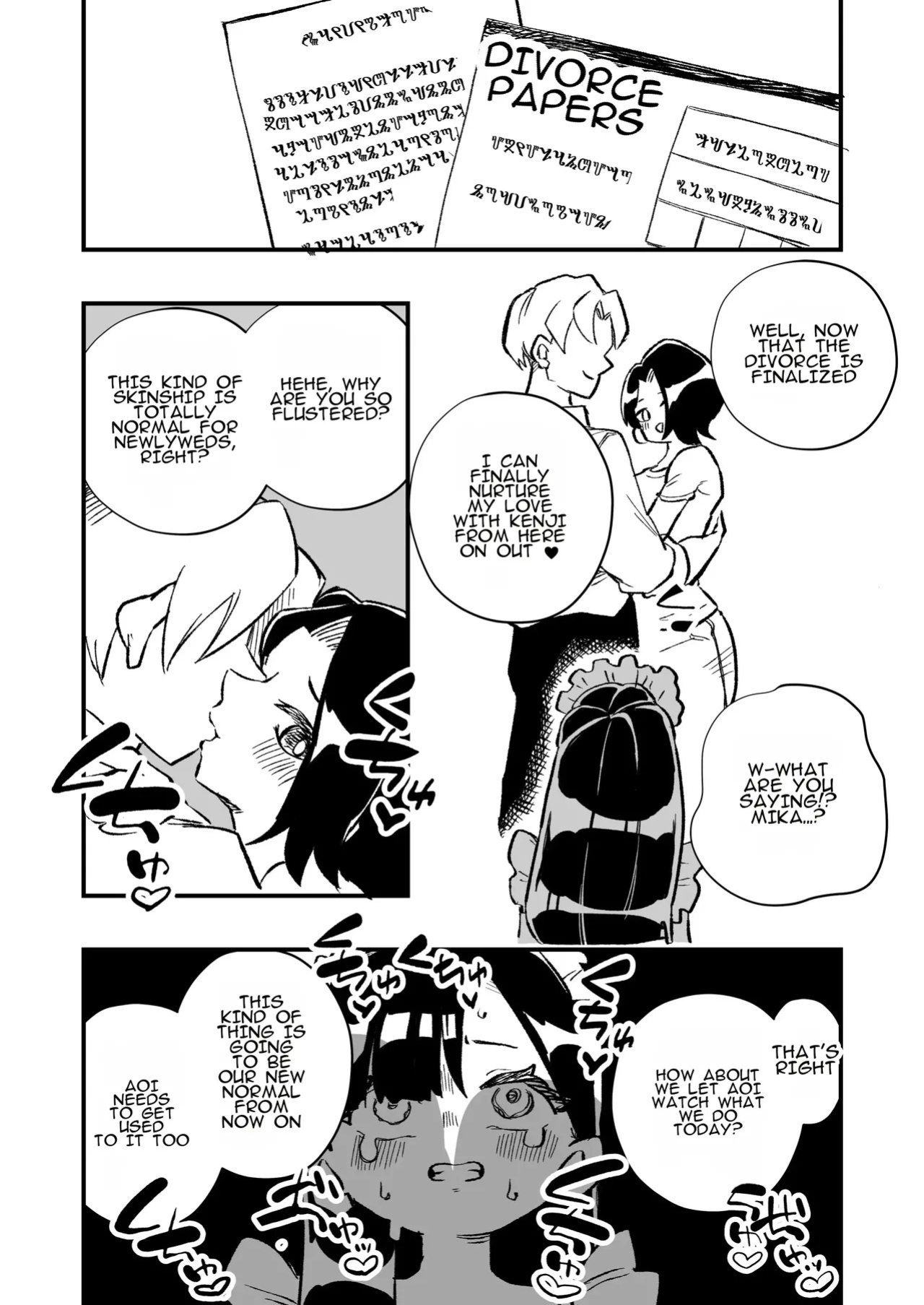 [Niello Kouzan (Niello KYO)] Nyotaika → Otto Shikkaku Uwaki Aite to no Dorei Musume e | Gender Swap → Disqualified as a Husband: Turned into a Slave Girl for His Wife's Lover