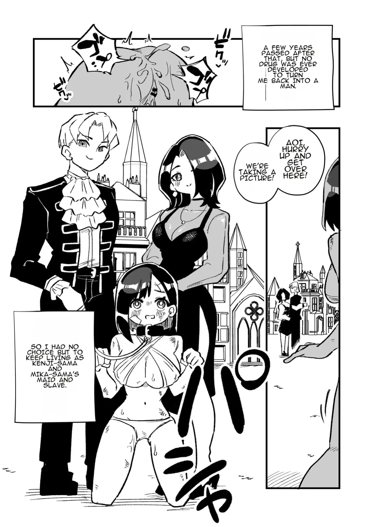[Niello Kouzan (Niello KYO)] Nyotaika → Otto Shikkaku Uwaki Aite to no Dorei Musume e | Gender Swap → Disqualified as a Husband: Turned into a Slave Girl for His Wife's Lover