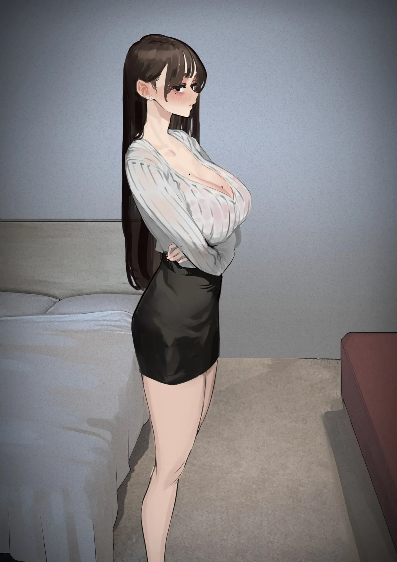 [September (Sanku)] Hamedori Ryuushutsu no Tsuma, Deepfake to Usobuku. | Wife Whose Sex Tape Was Leaked Claims It's a Deepfake. [English] [MTL]