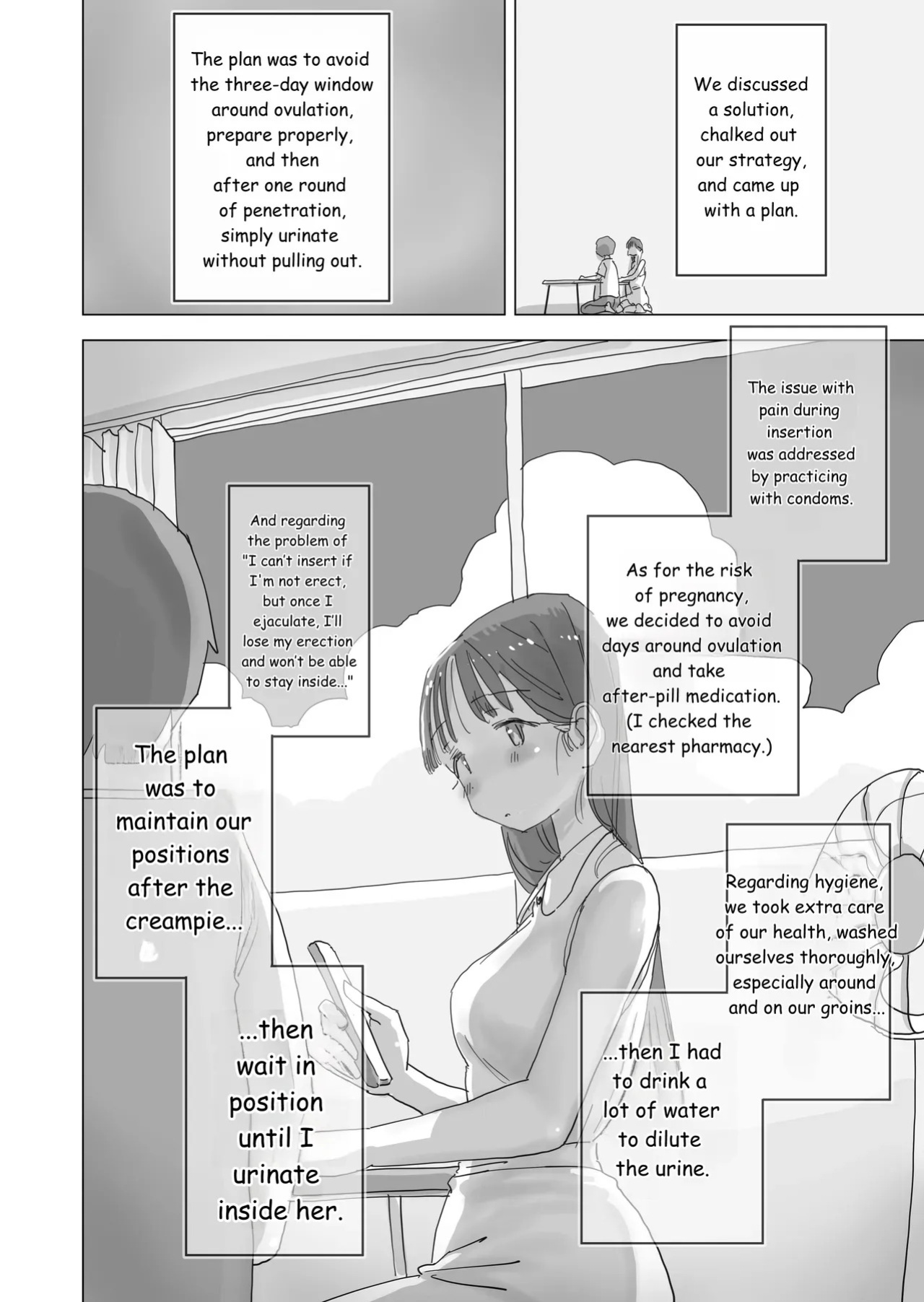 During summer break, I practiced internal urination for 28 days using my beloved Seo-san as a urinal.