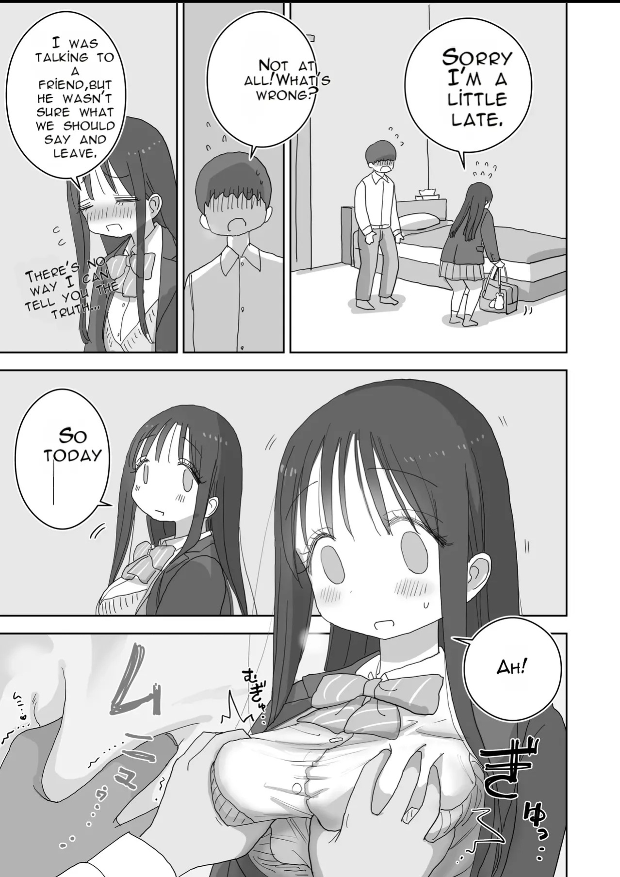 [Hiyashi Makura] Onatomo: The Story of How My Room Became the Class Girls' Masturbation Room - Part 3 (AI Translated)