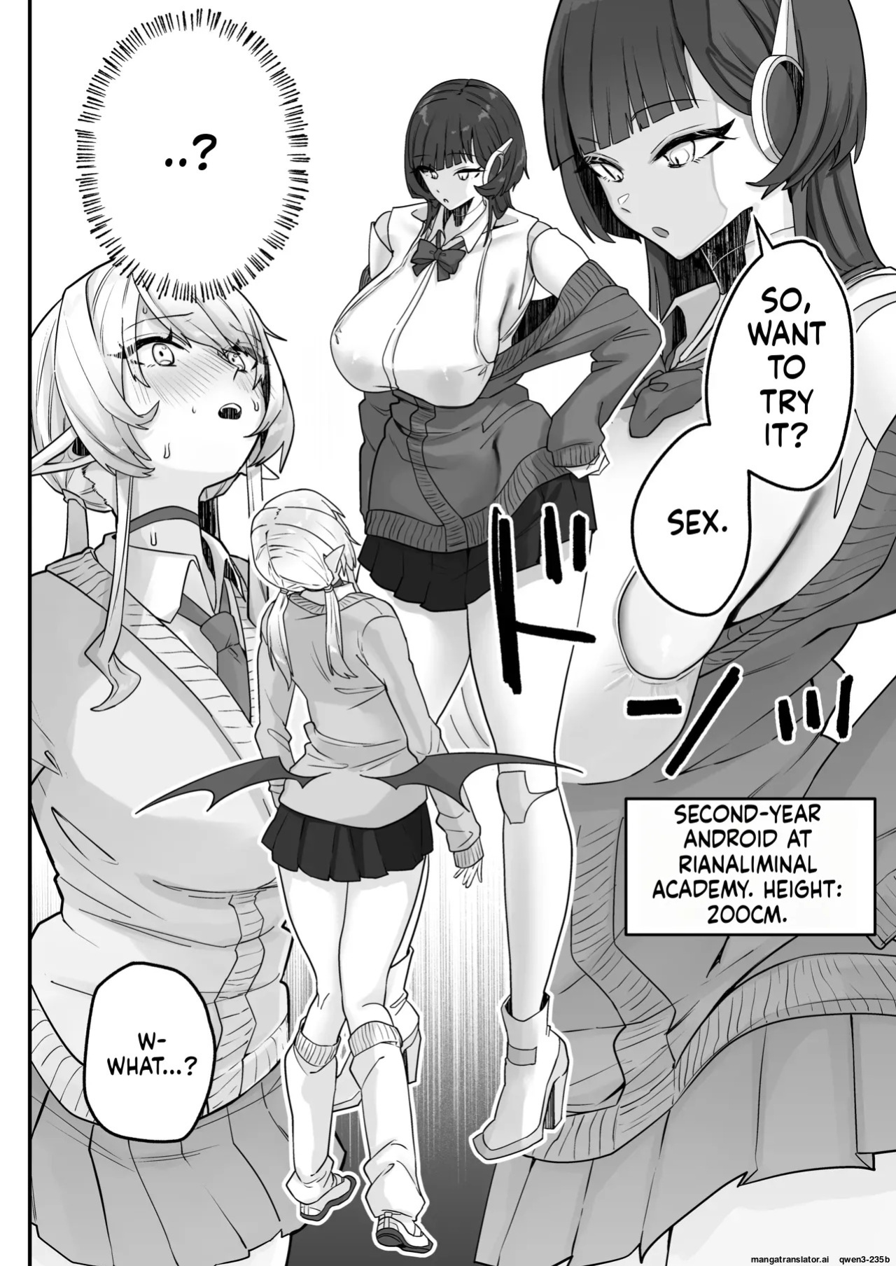 [Shafutsutei Shoudoku (Byakudan)] Houkago, Android to Succubus wa. | After School, Android and Succubus. [English] [Digital]