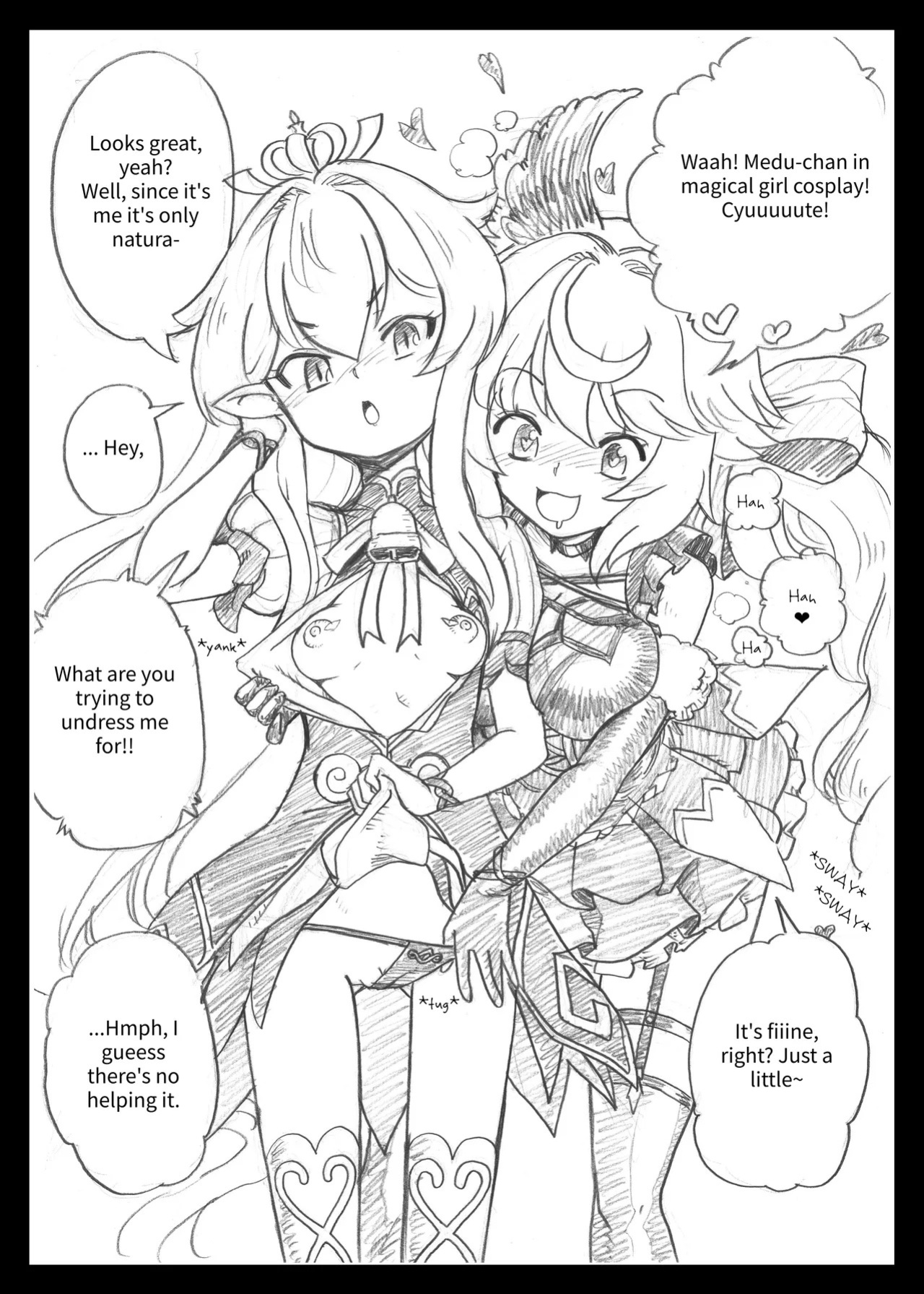[Show-Taku-Ya! (Syoutaku)] Mahou Shoujo no Lovely and Sweet | Magical Girls Lovely and Sweet [Story 2: Satyr and Medusa] (Granblue Fantasy) [English] [Digital] [Incomplete]