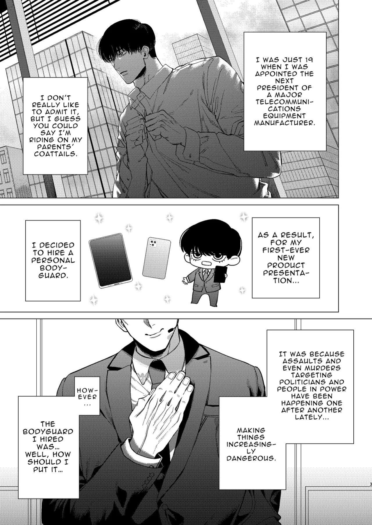[KANIPANKO (Kanipan Munshamushi)] My Bodyguard is a Muscular Blonde and Horny Hunk?!