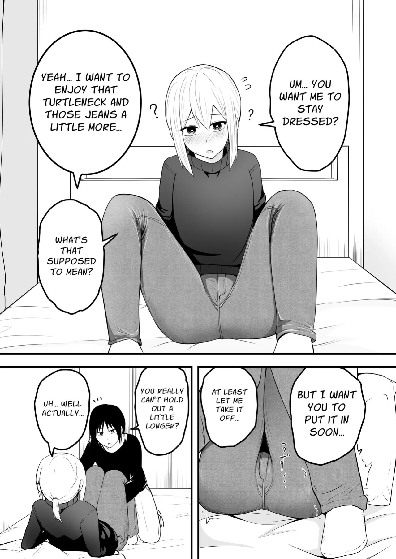 [Natural one (Toodoo Yuuichi)] Flirty Lovey Homo Sex with a Cute Crossdressing Guy [English] [Stationary Target]