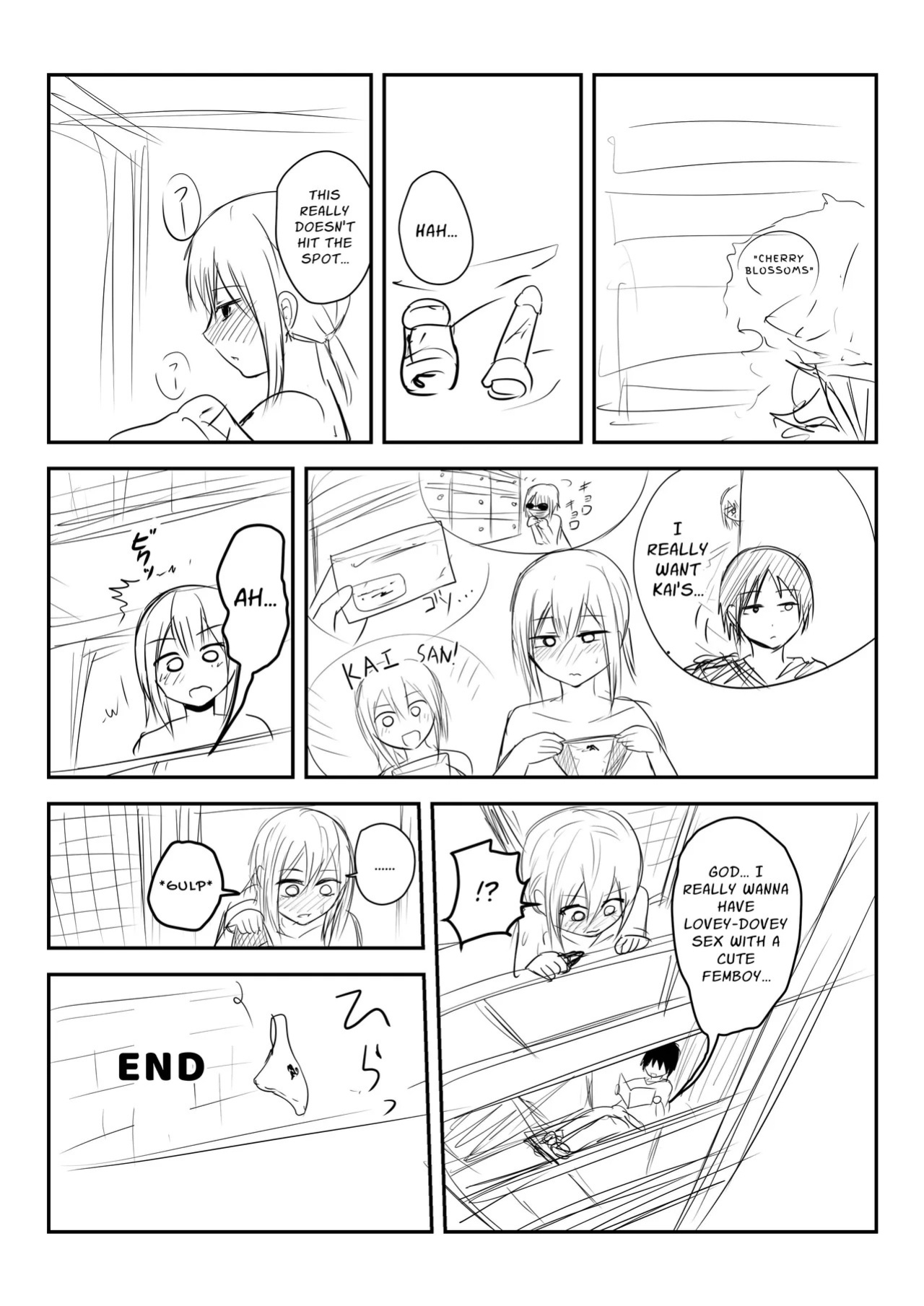[Natural one (Toodoo Yuuichi)] Flirty Lovey Homo Sex with a Cute Crossdressing Guy [English] [Stationary Target]
