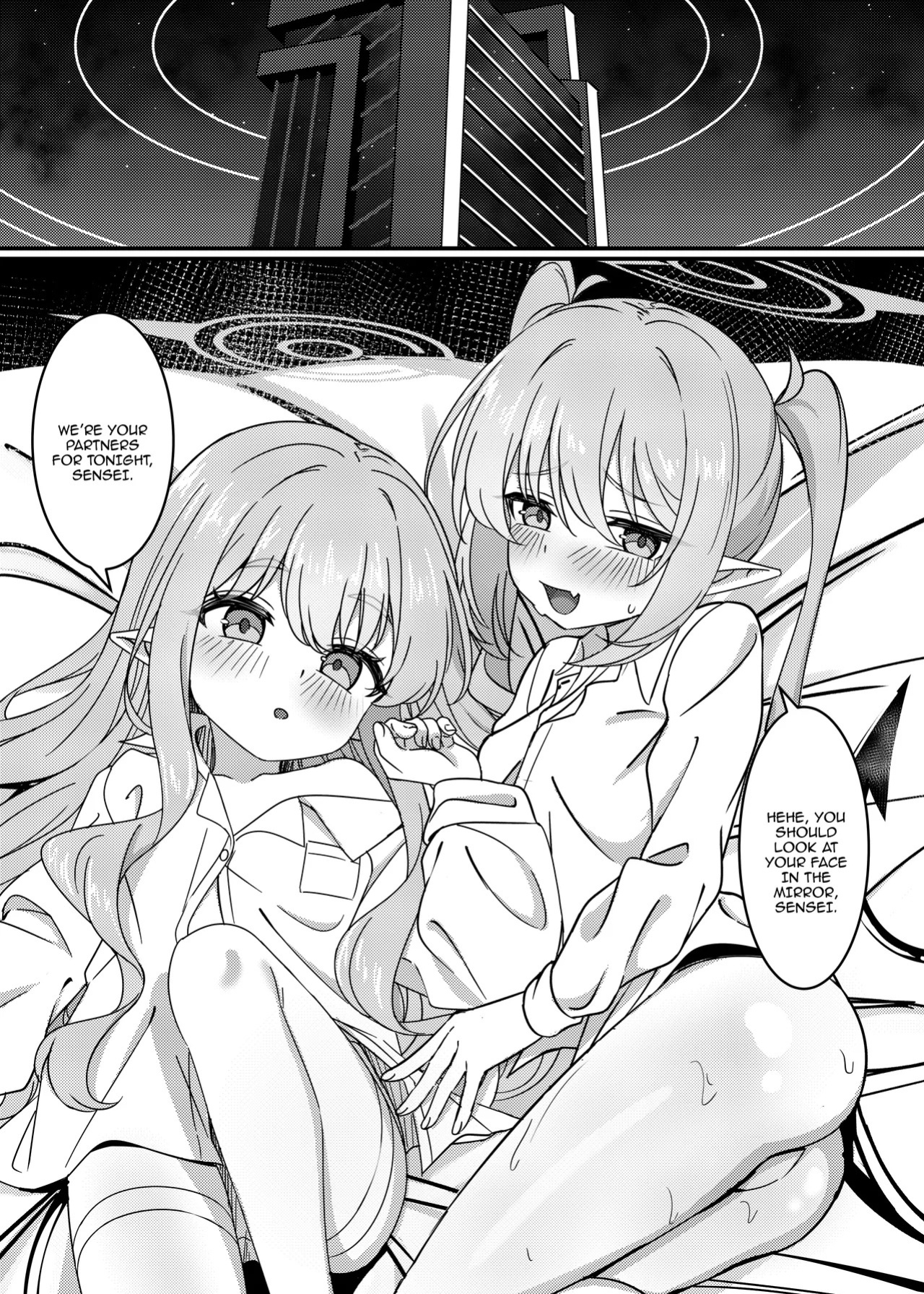 [DIUDADA (DIUDA)] Kantan de Hayai Doujinshi 04 Tetsudou no Futago Hen | Simple And Quick Doujinshi 04 - Train Twin Edition (Blue Archive) [Digital] [English] {Doujins.com}