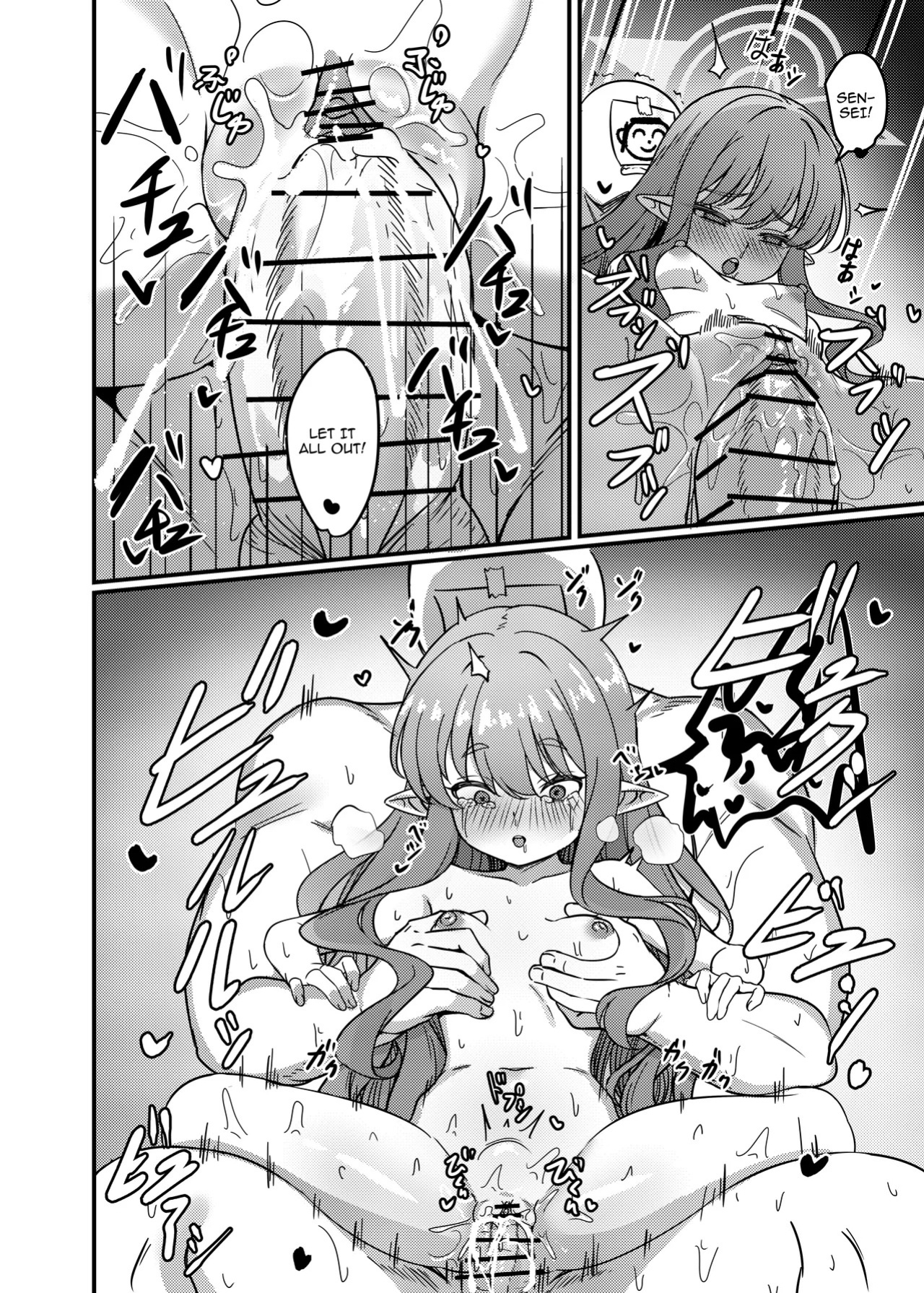 [DIUDADA (DIUDA)] Kantan de Hayai Doujinshi 04 Tetsudou no Futago Hen | Simple And Quick Doujinshi 04 - Train Twin Edition (Blue Archive) [Digital] [English] {Doujins.com}