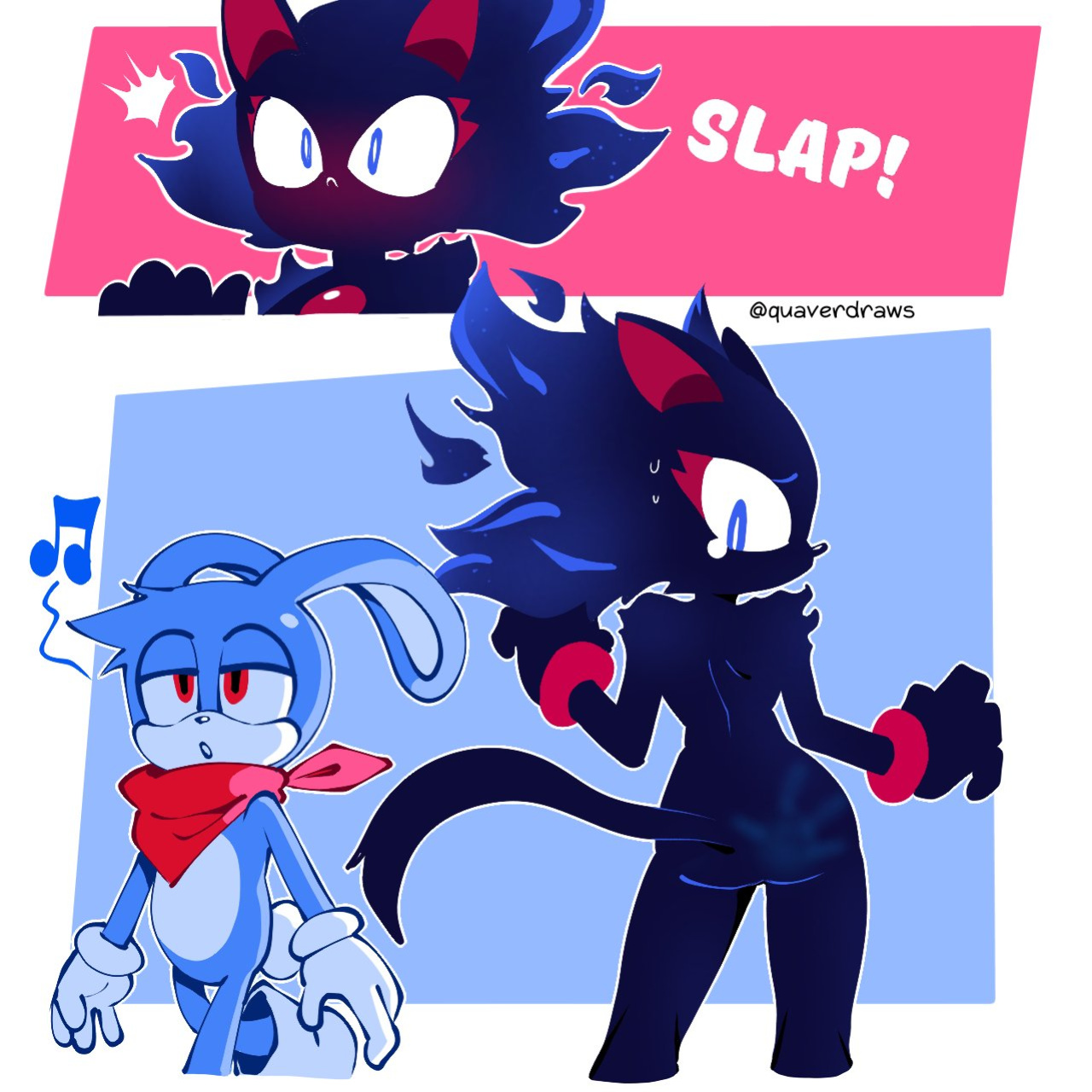 [Quaverdraws] Rush to the Dreamland (Prototype Sonic AU)