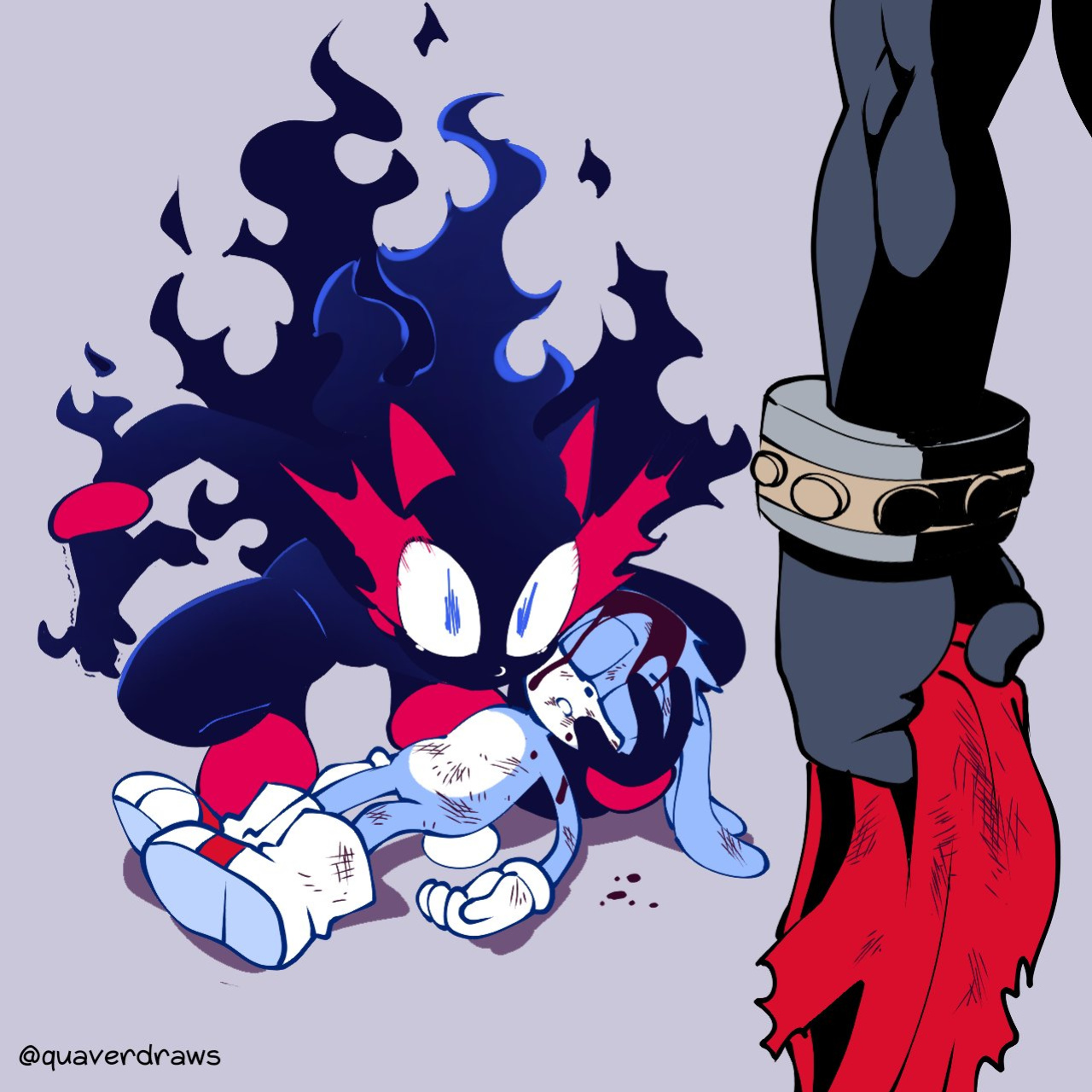 [Quaverdraws] Rush to the Dreamland (Prototype Sonic AU)