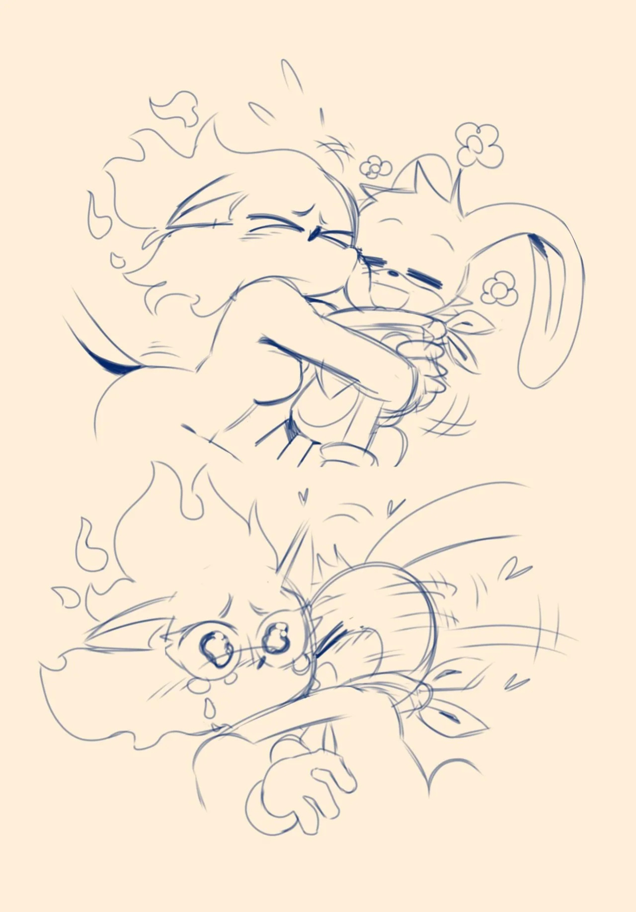 [Quaverdraws] Rush to the Dreamland (Prototype Sonic AU)