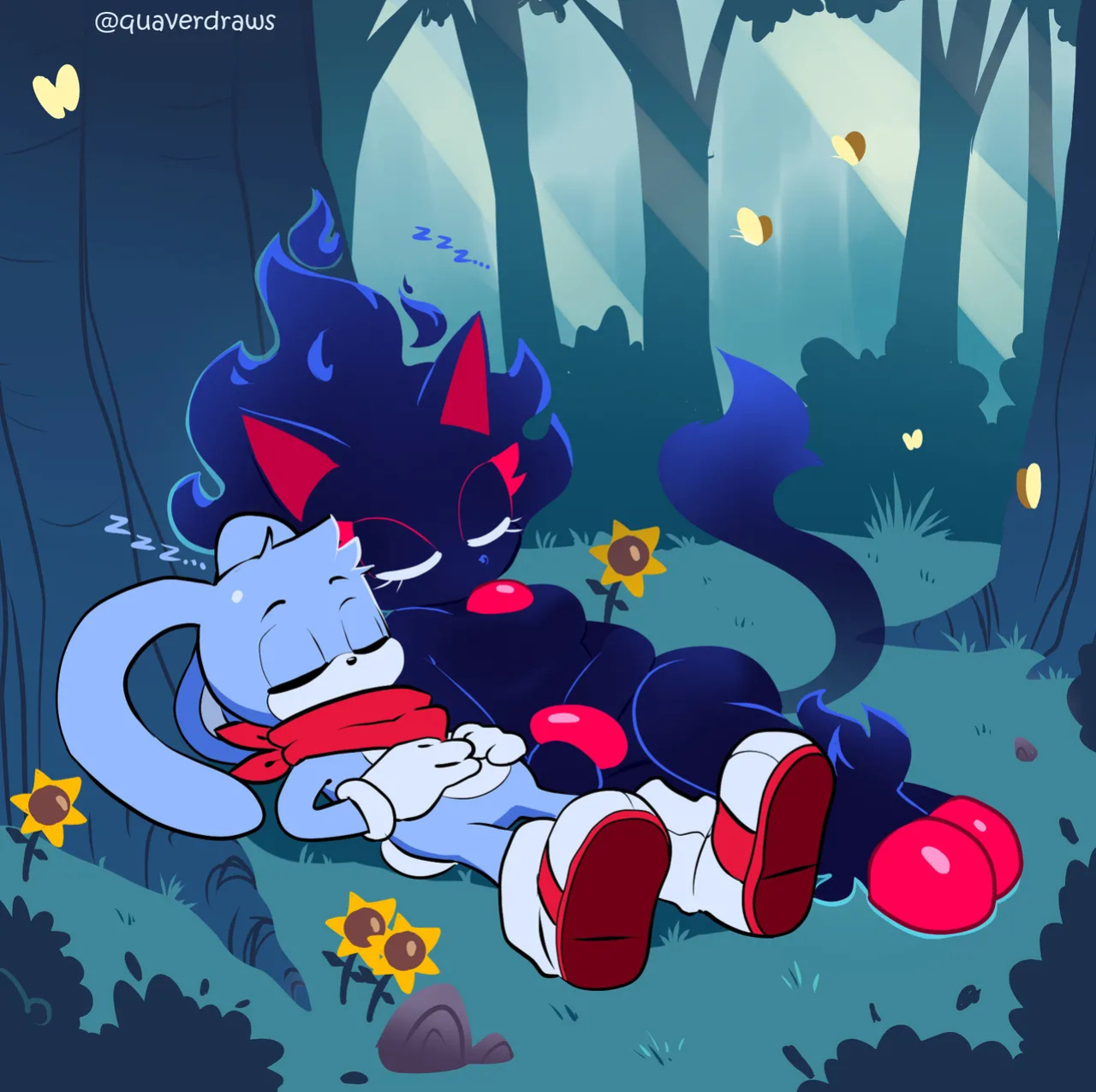 [Quaverdraws] Rush to the Dreamland (Prototype Sonic AU)