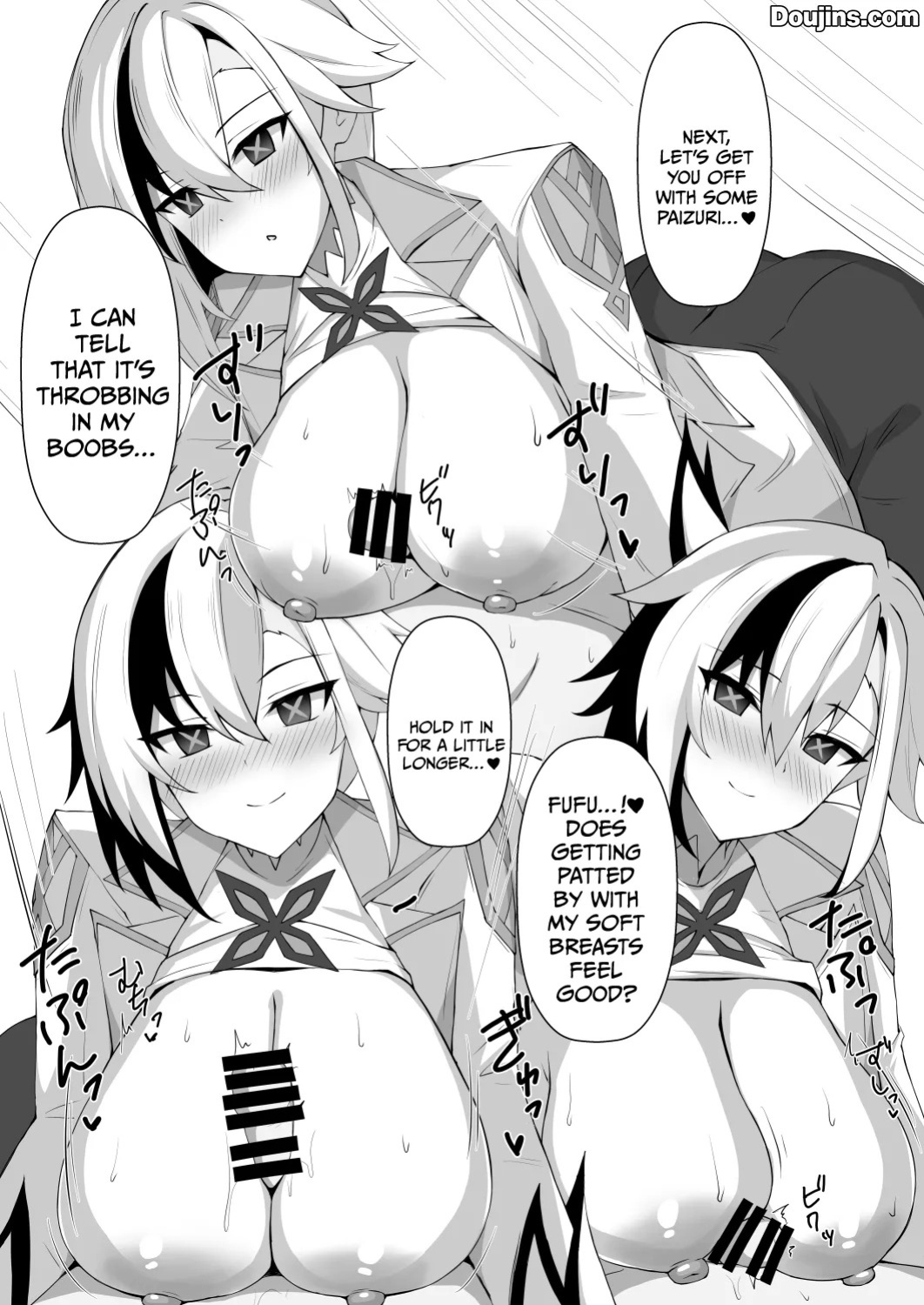 [Kyojinkou (Toyo)] OPPAI IMPACT F (Genshin Impact) [Digital] [English] {Doujins.com}
