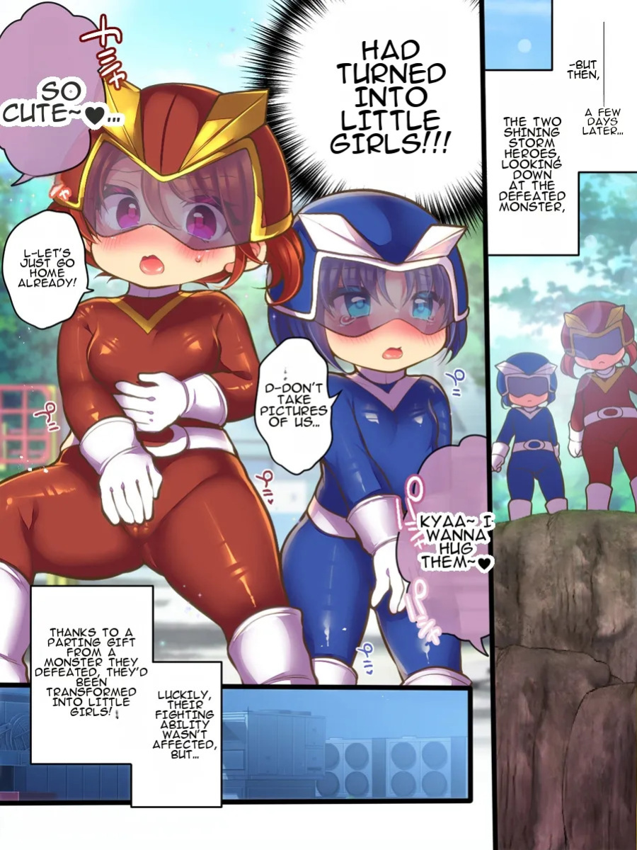 [Amuai Okashi Seisakusho (Reitou Mikan)] Moto Hero no Omorashi Sentouin wa Mama ni wa Katemasen! | A Former Hero Who Wets Herself in Battle Can't Beat Her Mom!
