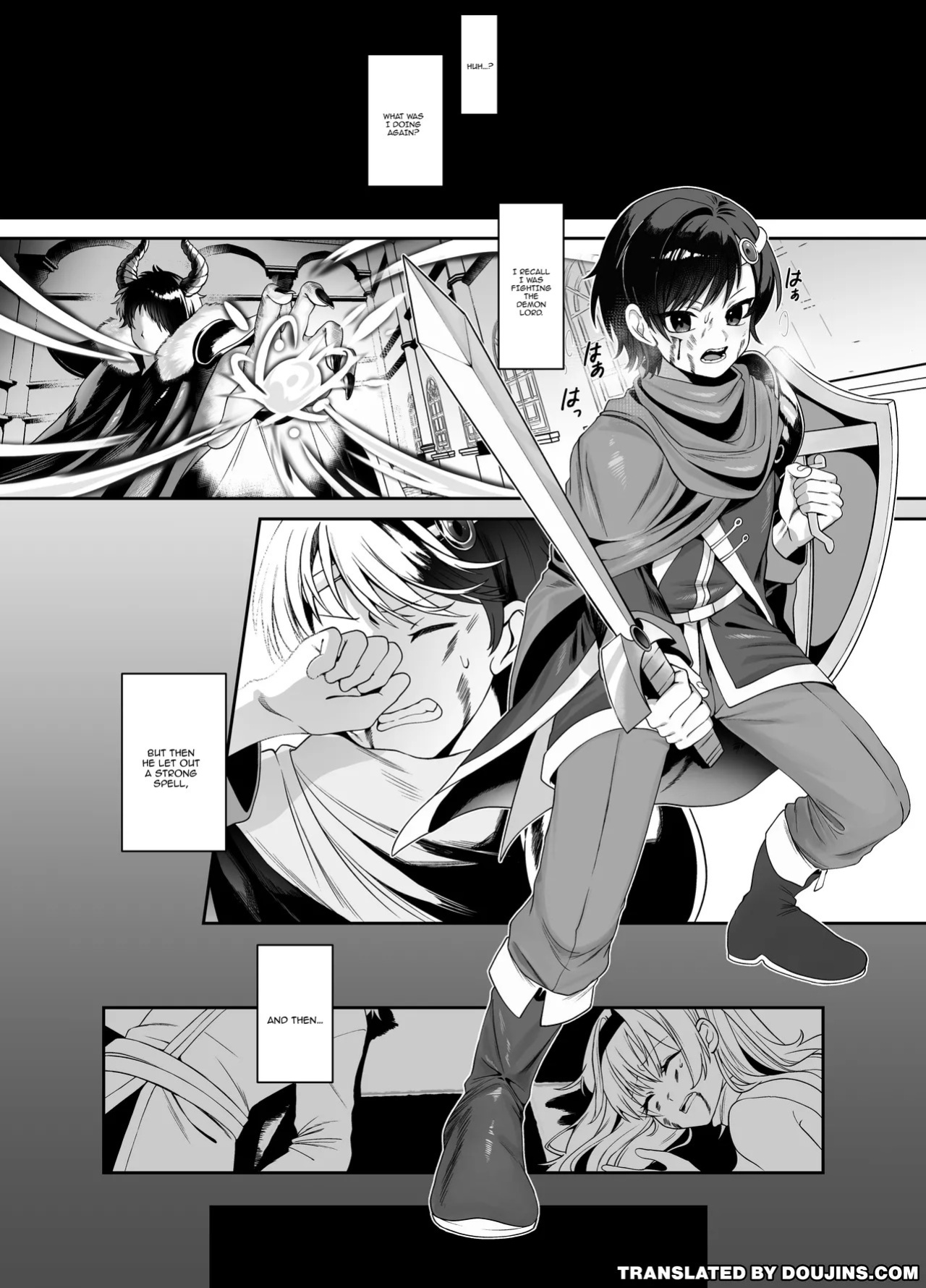 [Permission (Alisame)] Yuusha no Haikijou de Succubus ni Mujihi ni Level Drain Sareru Ohanashi | Story Where I Get My Levels Mercilessly Drained Out Of Me By a Succubus In A Hero Disposal Facility [English] {Doujins.com}