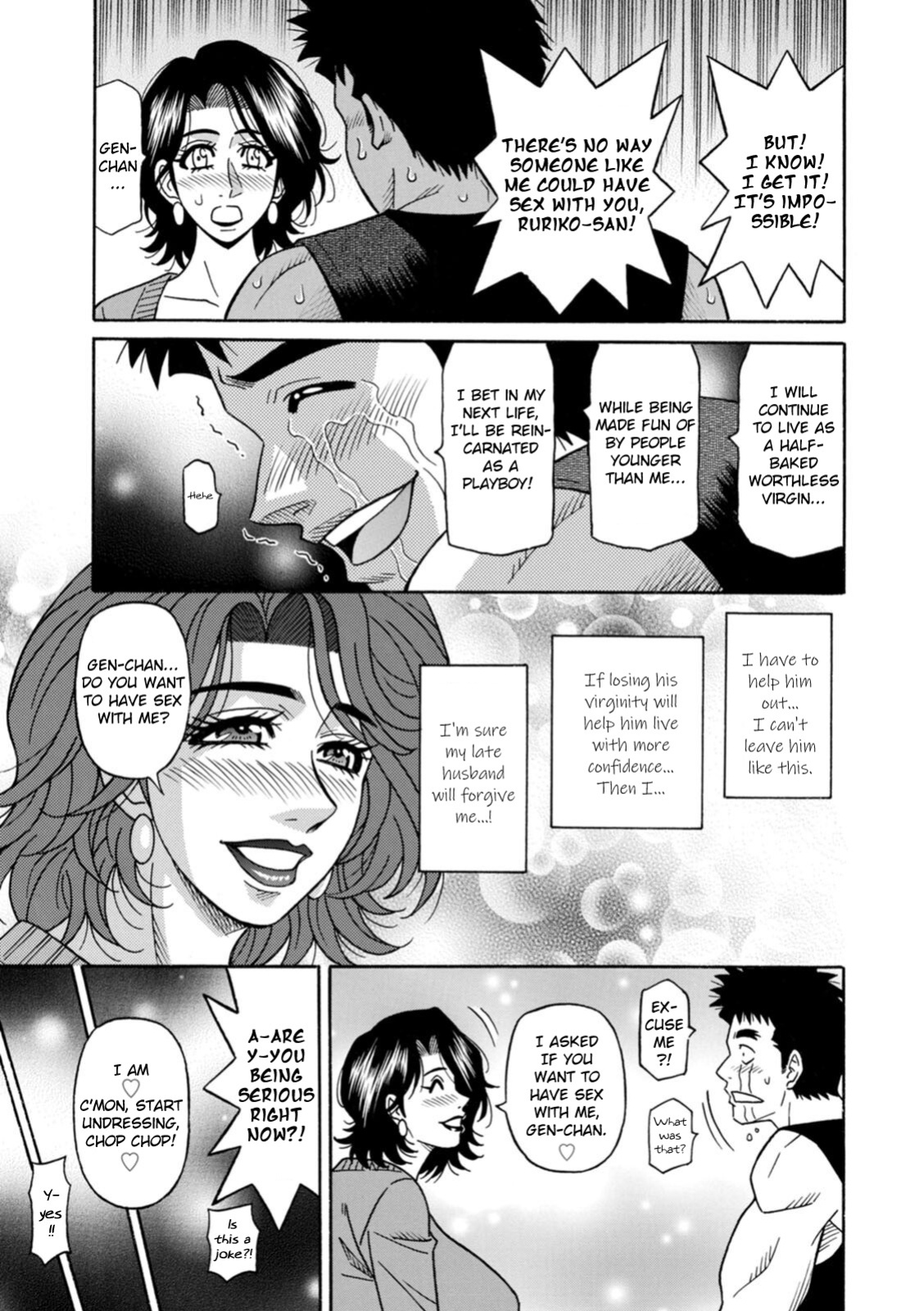 [Ozaki Akira] Miboujin Ana Ruriko no Hinichijou - Ch.1-3 [English] [Digital]