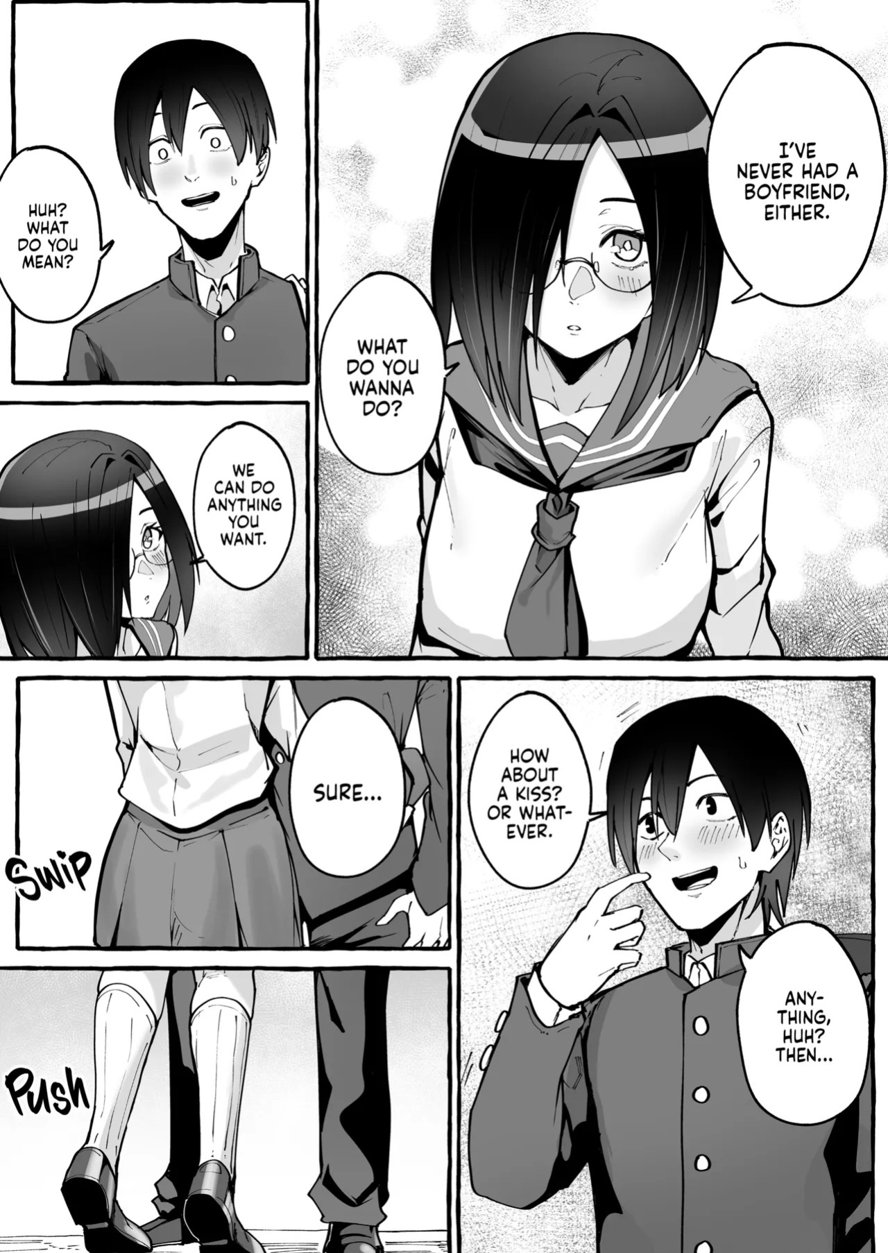 [Fuguta-ke] Kyonyuu Kanojo ni Hitasura Shibori Toraremakuru Hanashi | Squeeze Until Empty [English] [J18] [Decensored] [Digital]