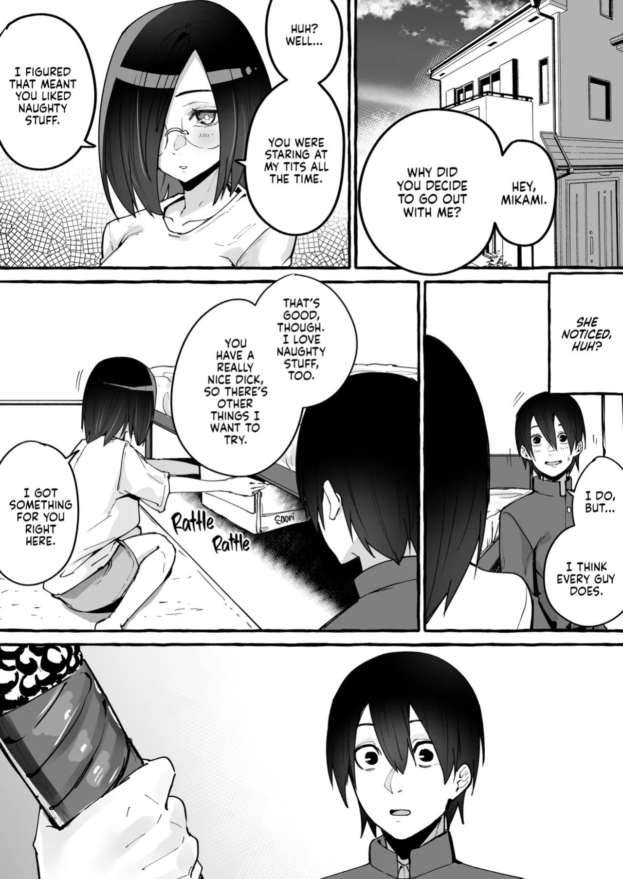 [Fuguta-ke] Kyonyuu Kanojo ni Hitasura Shibori Toraremakuru Hanashi | Squeeze Until Empty [English] [J18] [Decensored] [Digital]