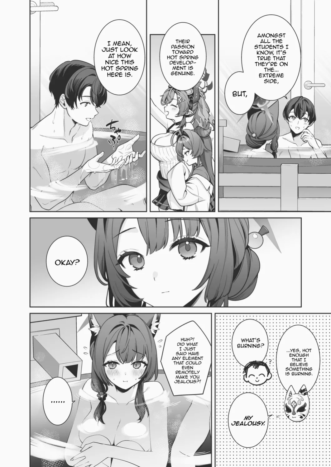 [Ichinomiya] Onsen Kai Wakamo-bon Omake Ecchi Manga | Hot Spring Wakamo Book Bonus Sex Manga (Blue Archive) [English] [mysterymeat3]