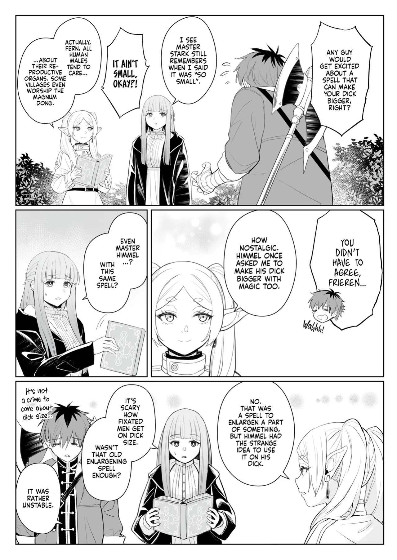 [COMEX (Zhen Lu)] Chinchin ga Ookiku Naru Mahou | A Spell That Makes Your Dick Bigger (Sousou no Frieren) [English] [J18] [Decensored] [Digital]