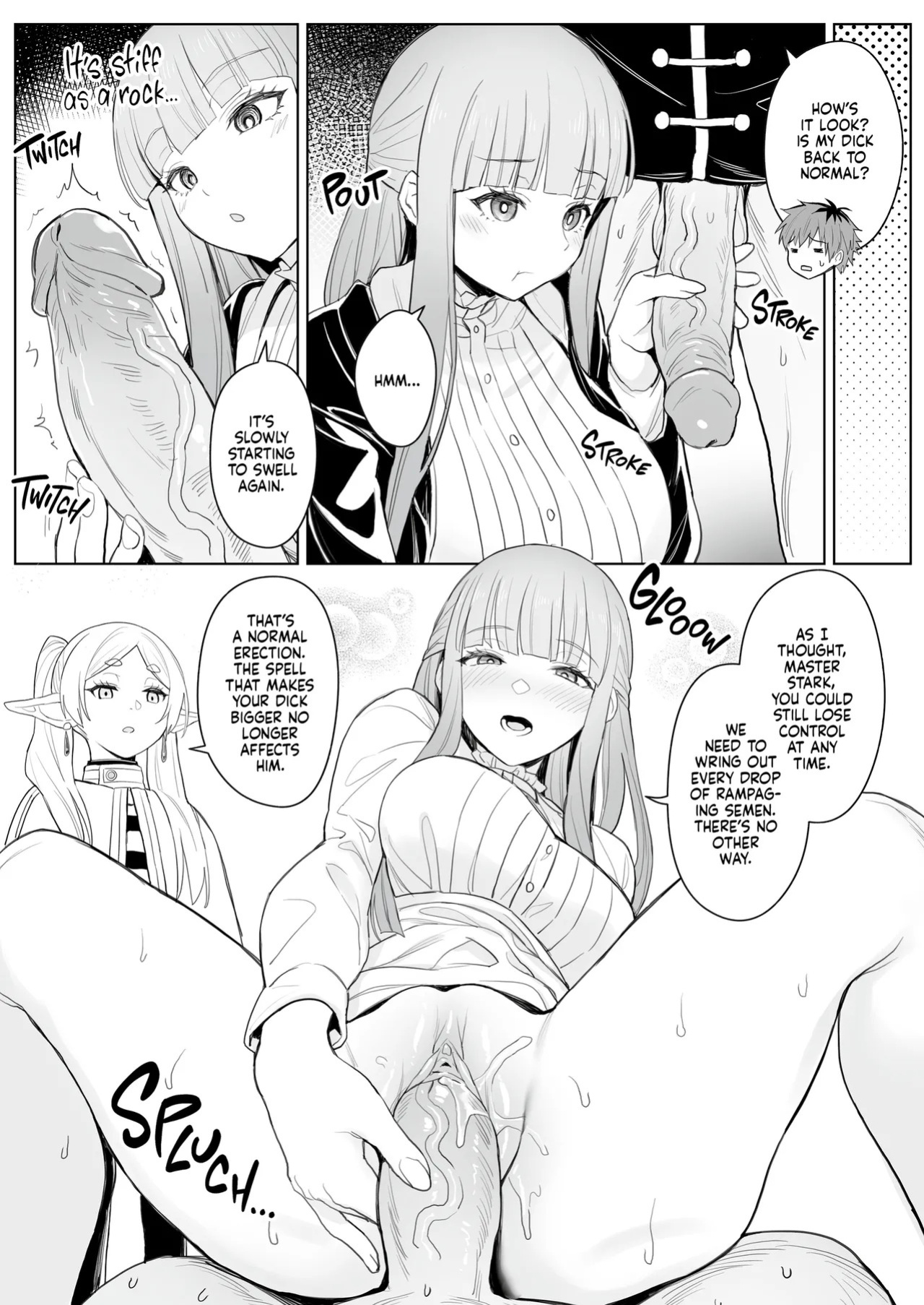 [COMEX (Zhen Lu)] Chinchin ga Ookiku Naru Mahou | A Spell That Makes Your Dick Bigger (Sousou no Frieren) [English] [J18] [Decensored] [Digital]