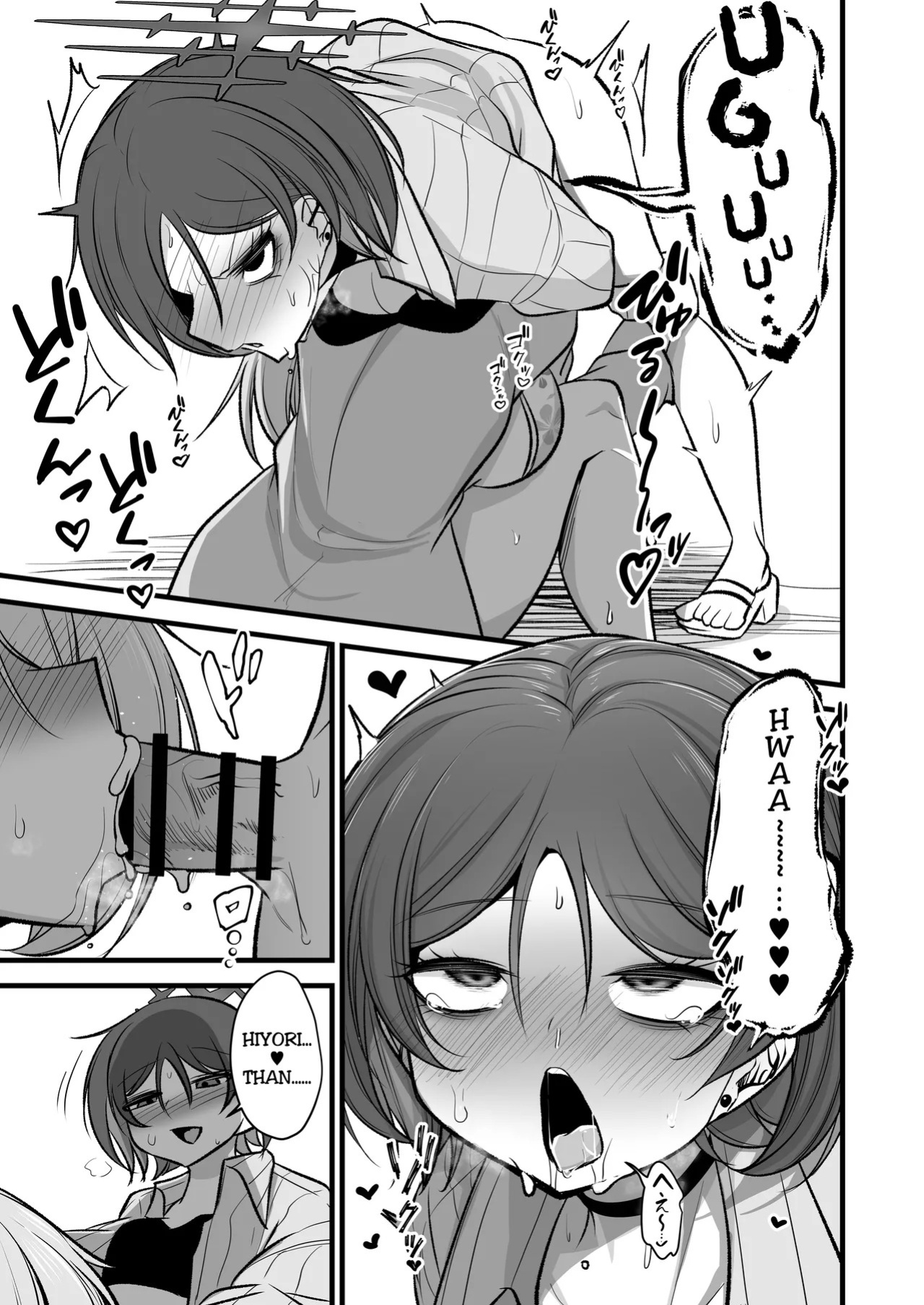 [Akagai (Mine Thrower)] Do-S Hiyori VS Futa-chin Misaki-chan (Blue Archive) [English] [Digital]