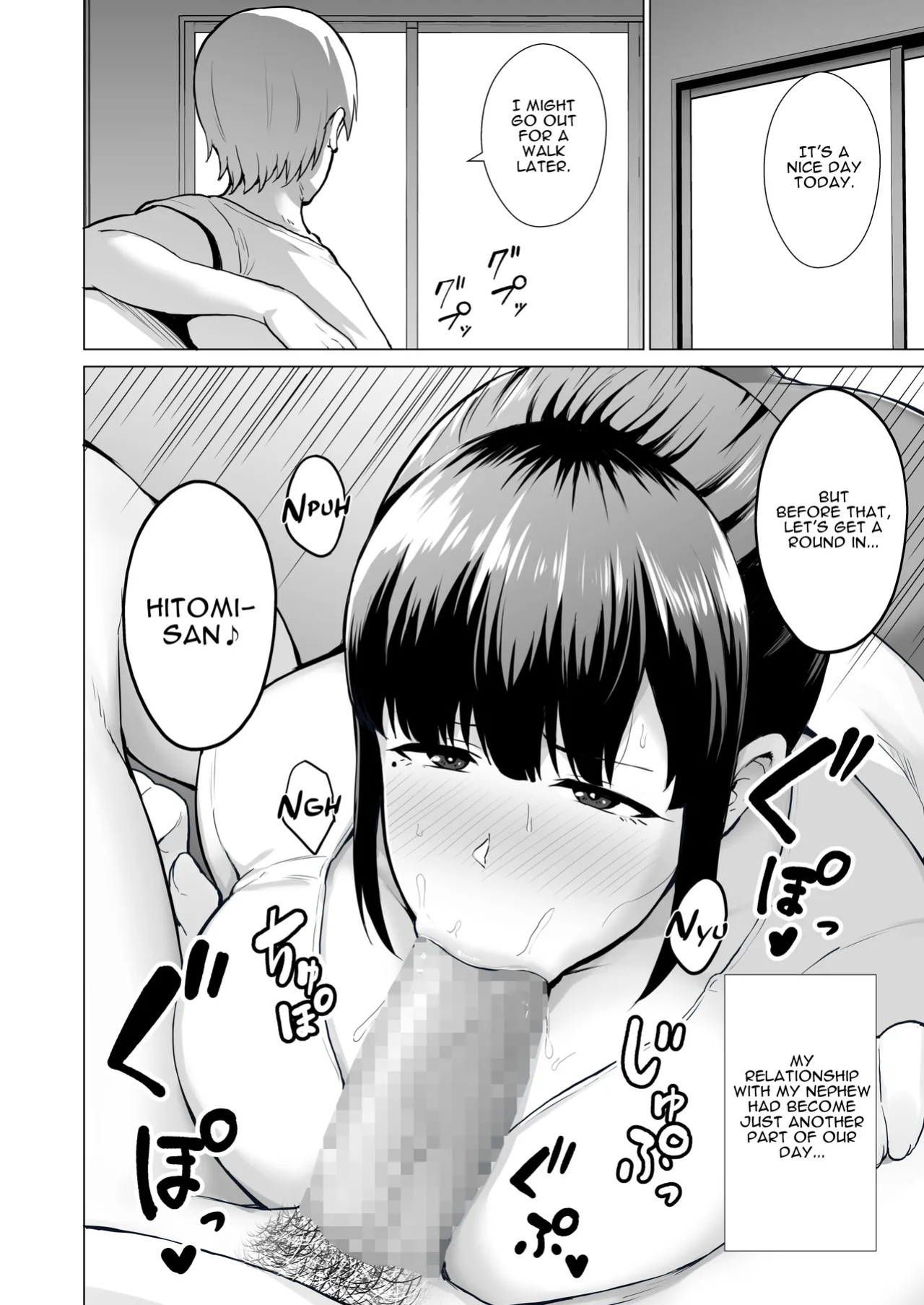 [Golden Bazooka (Gagarin Kichi)] Proper Housewife with big tits | Netorareta Bakunyuu Seiso Zuma Hitomi -Oikko ni Torotoro ni Tokasaremashita- (English)