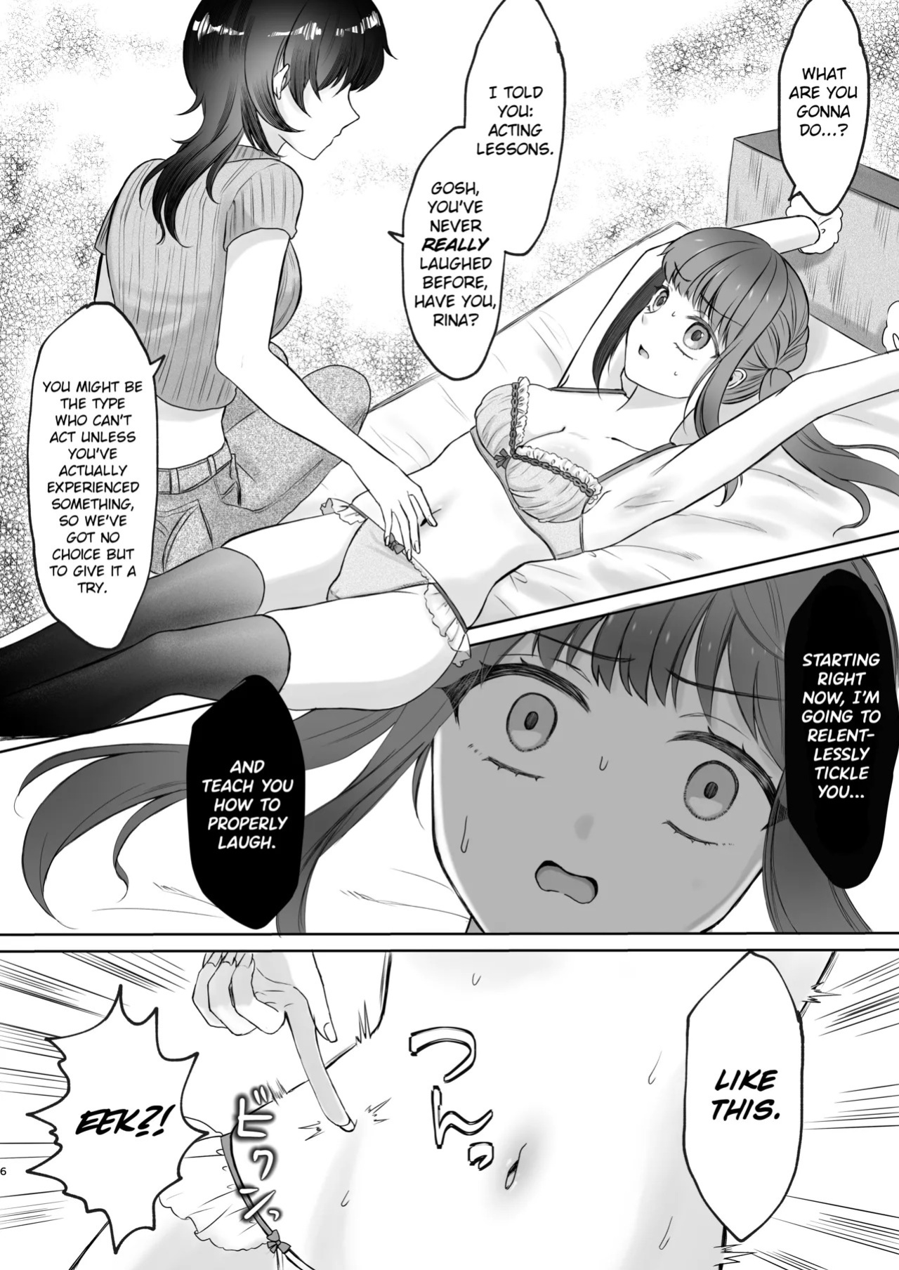 [Dengeki Uzura Iinkai] Tickle Endurance Lesson For The Cocky Girl: It Won't Stop Until You Follow The Script To The Letter!