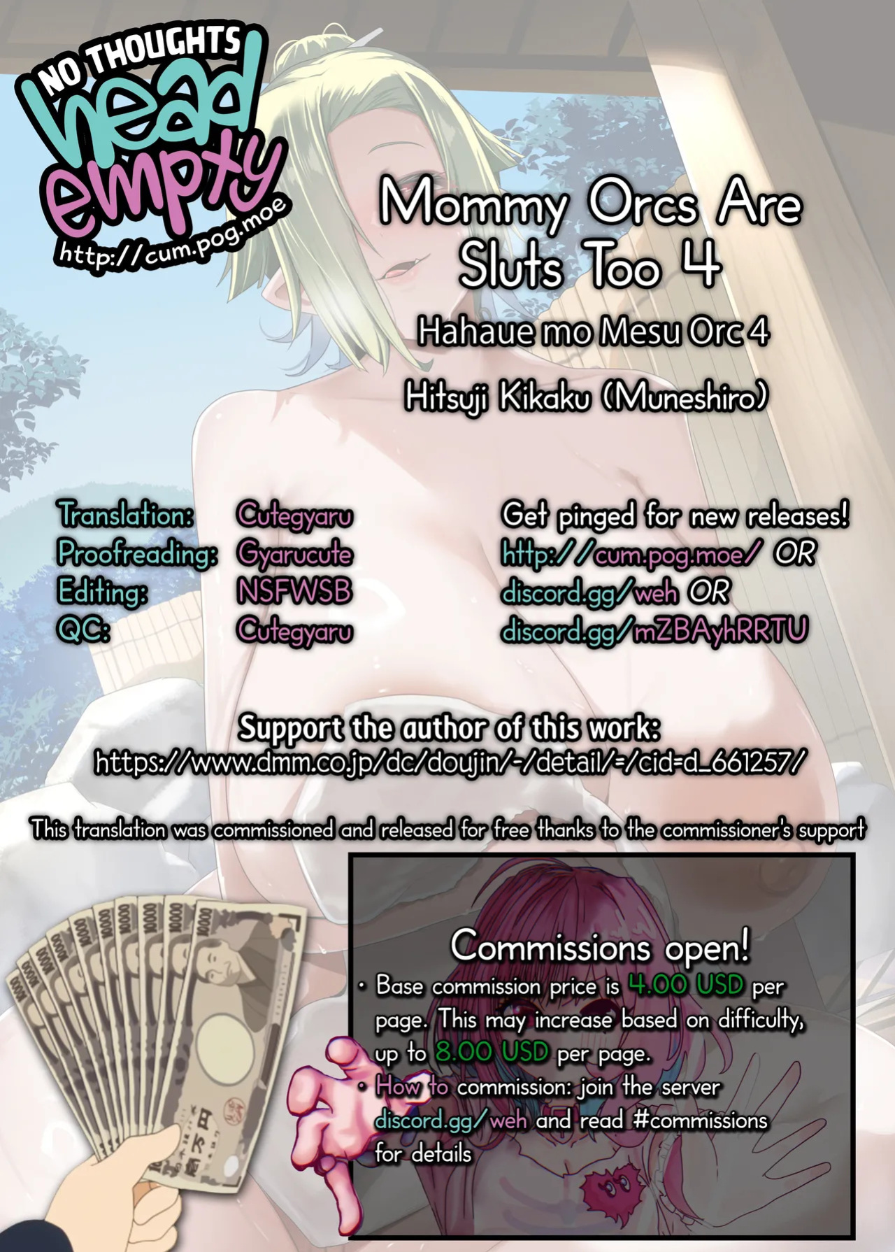 [Hitsuji Kikaku (Muneshiro)] Hahaue mo Mesu Orc 4 | Mommy Orcs Are Sluts Too 4 [English] [head empty] [Digital]