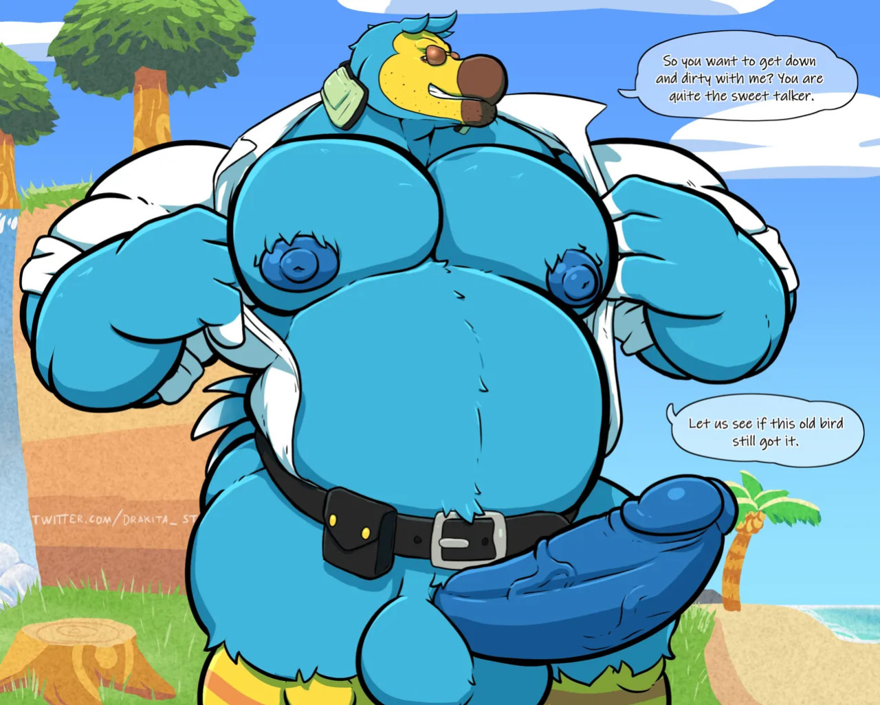[akita77] Dating a Big Daddy Dodo (Animal Crossing: New Horizons)