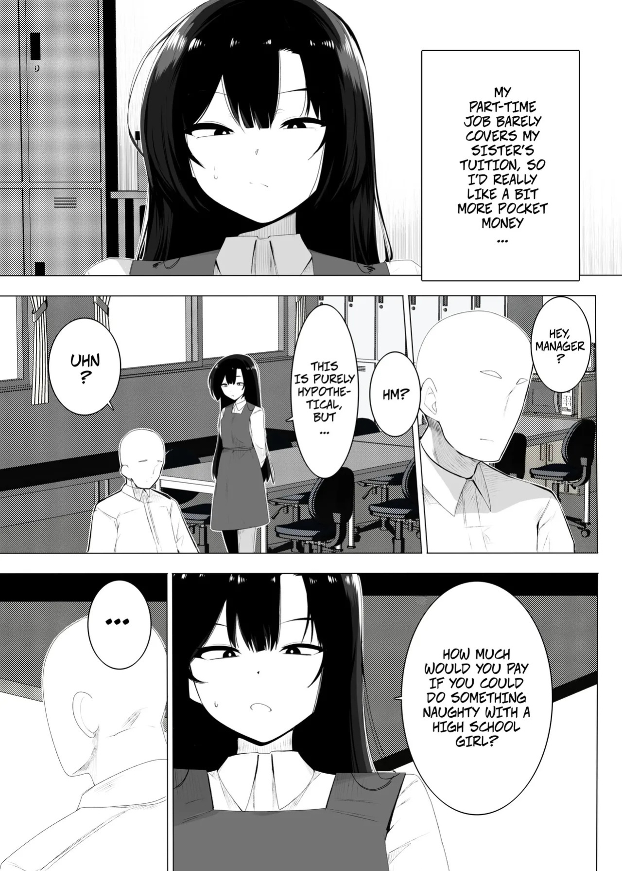 [Kongarin (Shiromaki Mizuga)] A Gal Using Her Body To Make Extra Money At Her Part-time Job
