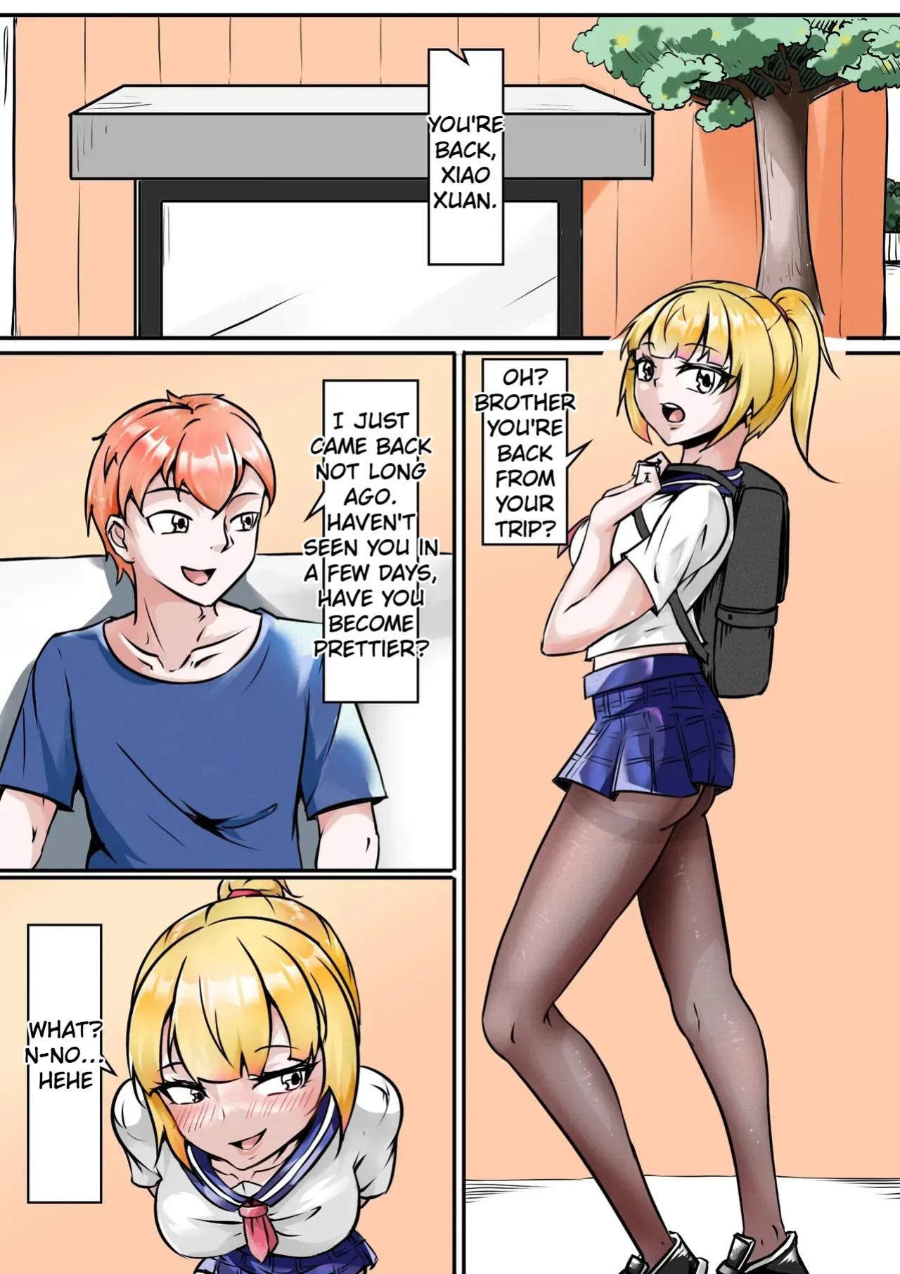 The little sister that can't resist