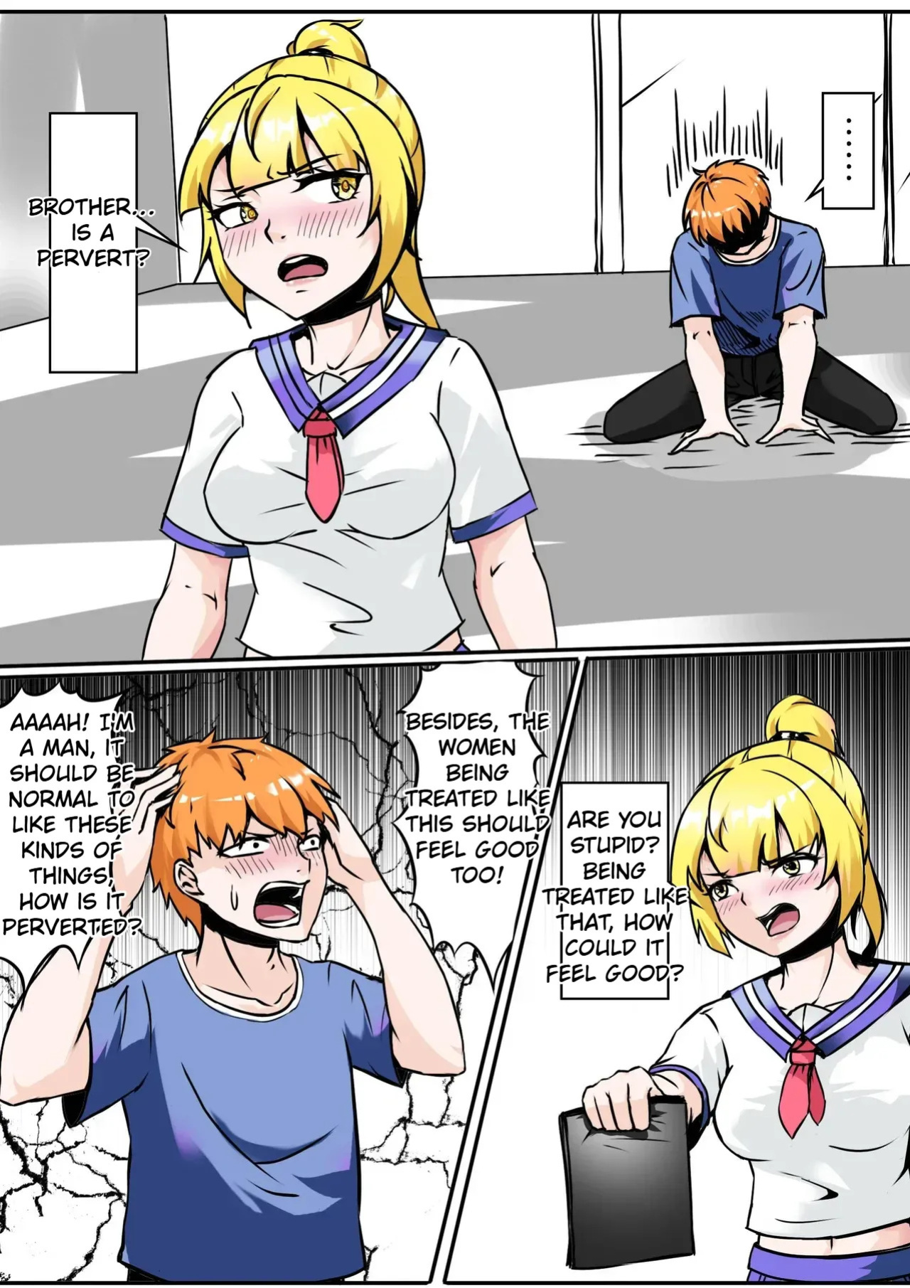 The little sister that can't resist